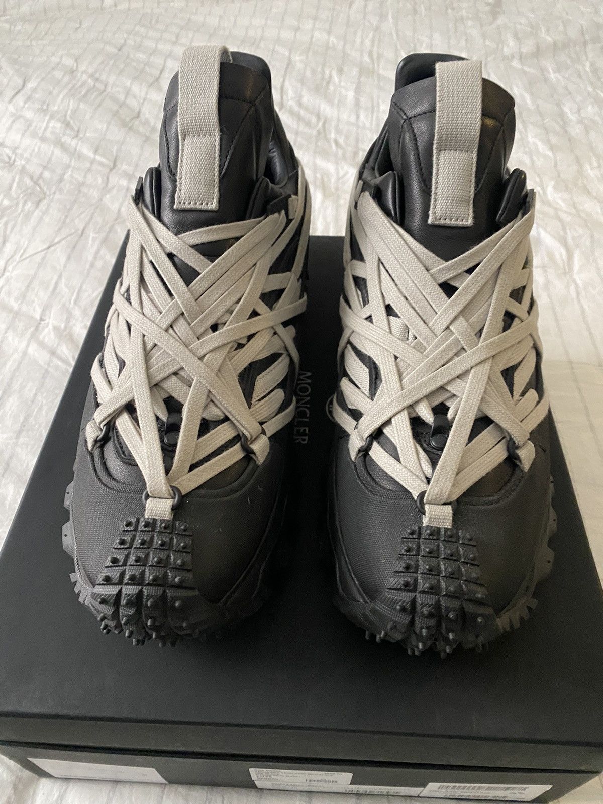 MONCLER + RICK OWENS　TRAILGRIP MEGALACE Moncler Trailgrip Megalace in Black – SVRN