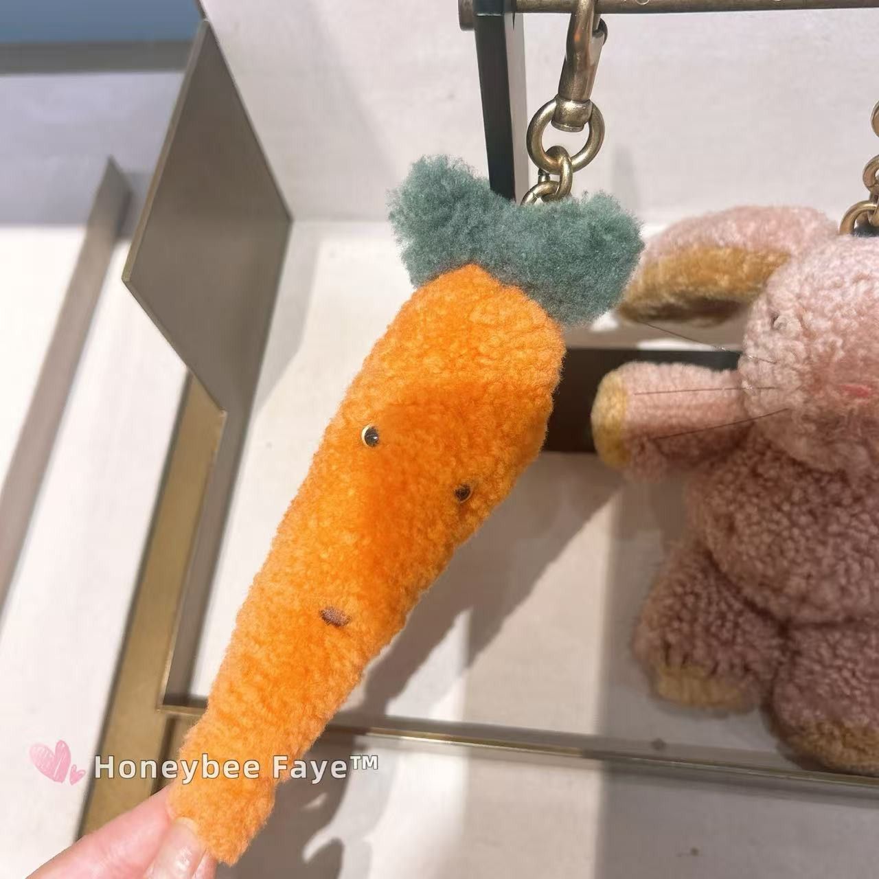 Coach Carroty Bag Charm In Shearling CCR25 Size ONE SIZE - 1 Thumbnail