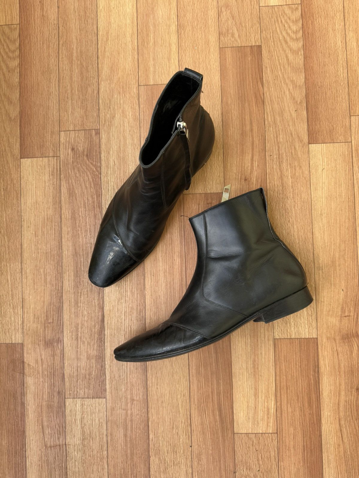Dior Dior homme Noir boots by Hedi Slimane Size US 10.5 / EU 43-44 - 8 Thumbnail