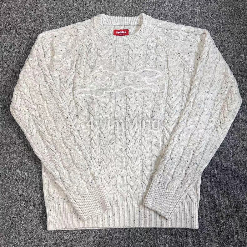 Billionaire Boys Club BC ICECREAM Candy Sprinkle Running Dog Cable Knit Sweater Q7 Size US M / EU 48-50 / 2 - 1 Thumbnail