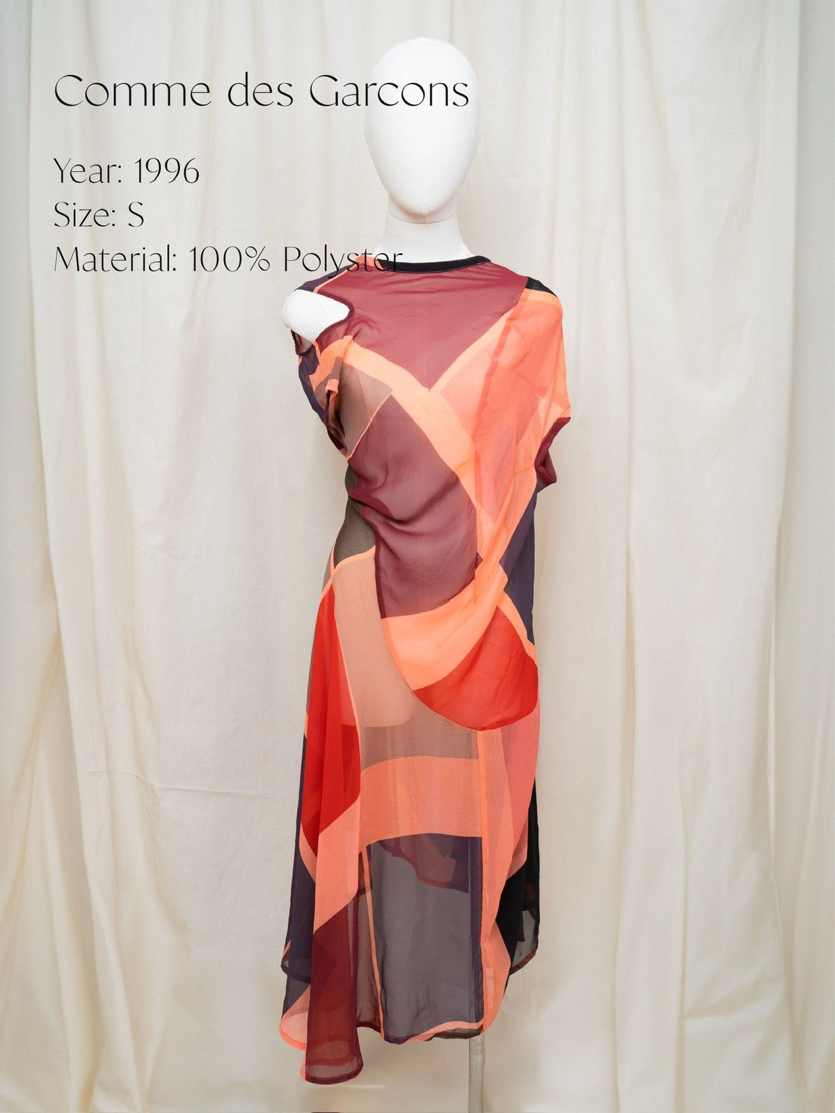 Comme des Garcons CDG 1996 Runway Deconstructed Dress Size S / US 4 / IT 40 - 3 Thumbnail