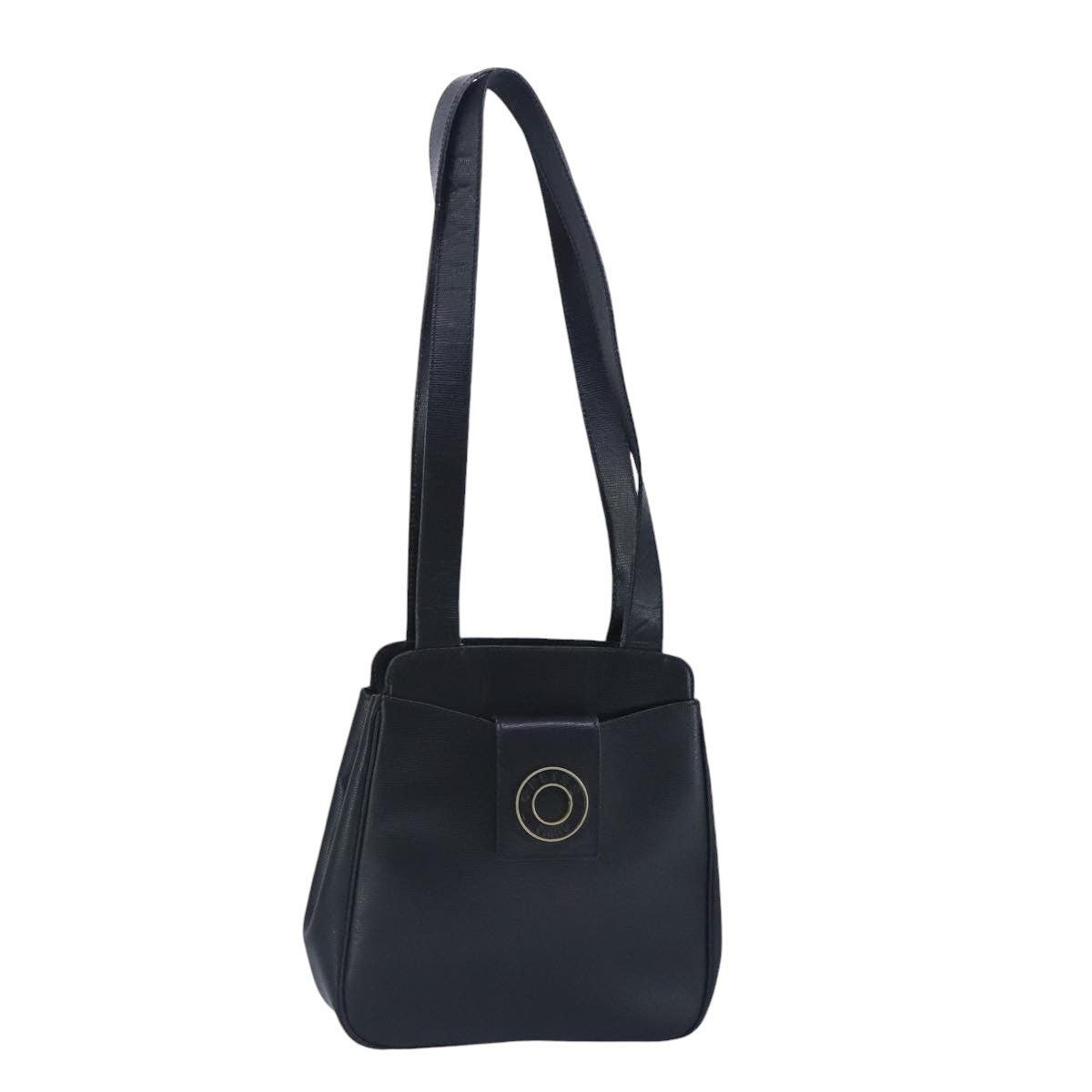 Celine CELINE Shoulder Bag Leather Black Gold Size ONE SIZE - 1 Thumbnail