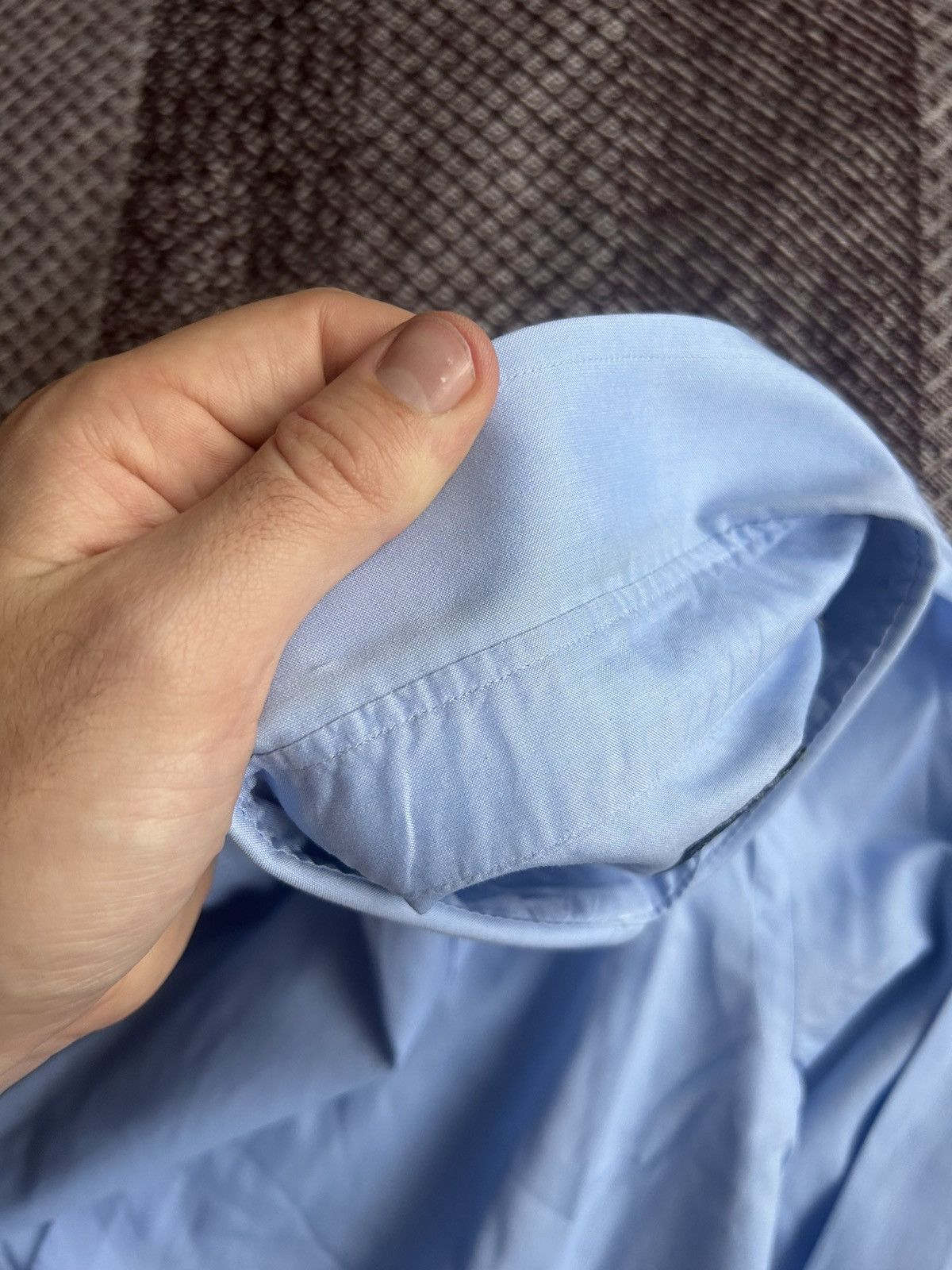 Boggi Boggi Milano Regular Fit Mens Blue Shirt Solid Style Size M Size US M / EU 48-50 / 2 - 8 Thumbnail