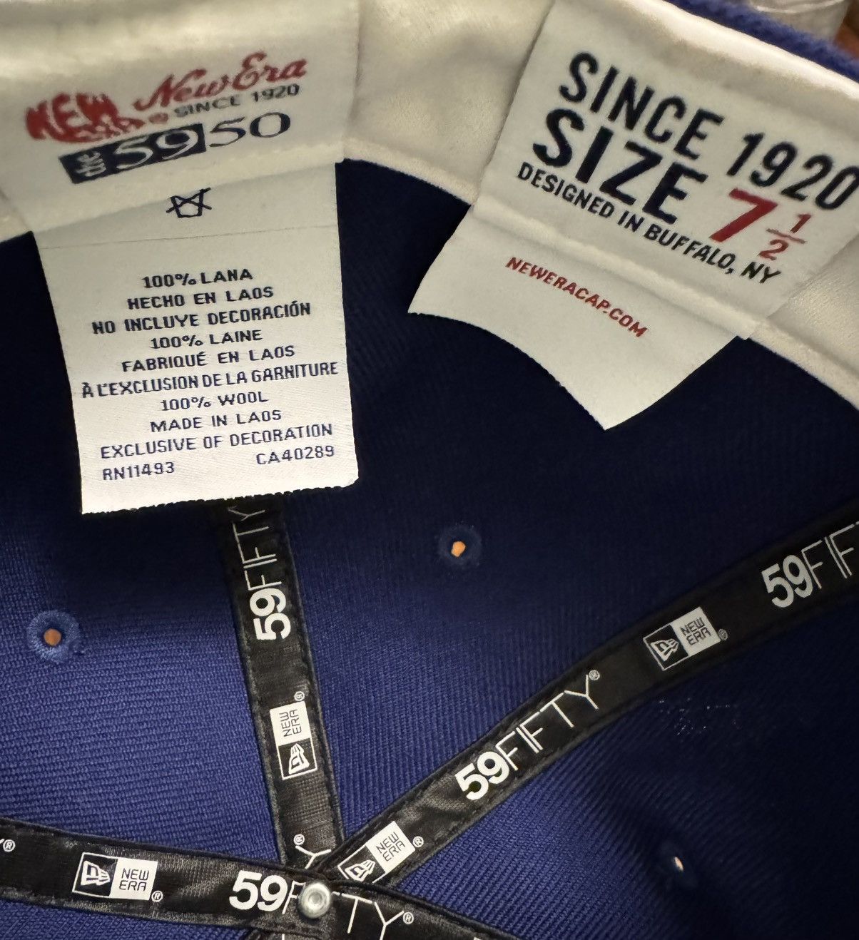 New Era New Era Blue Jays Wool Fitted Retro Classic Collection Size ONE SIZE - 2 Thumbnail