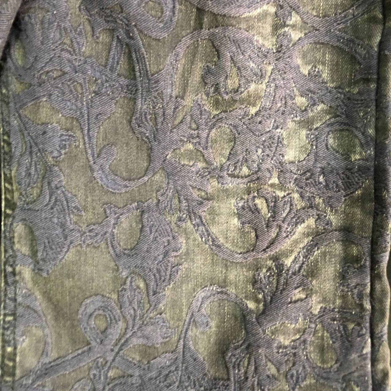 Versace Versace Embroidered printed denim pants Size US 36 / EU 52 - 6 Thumbnail