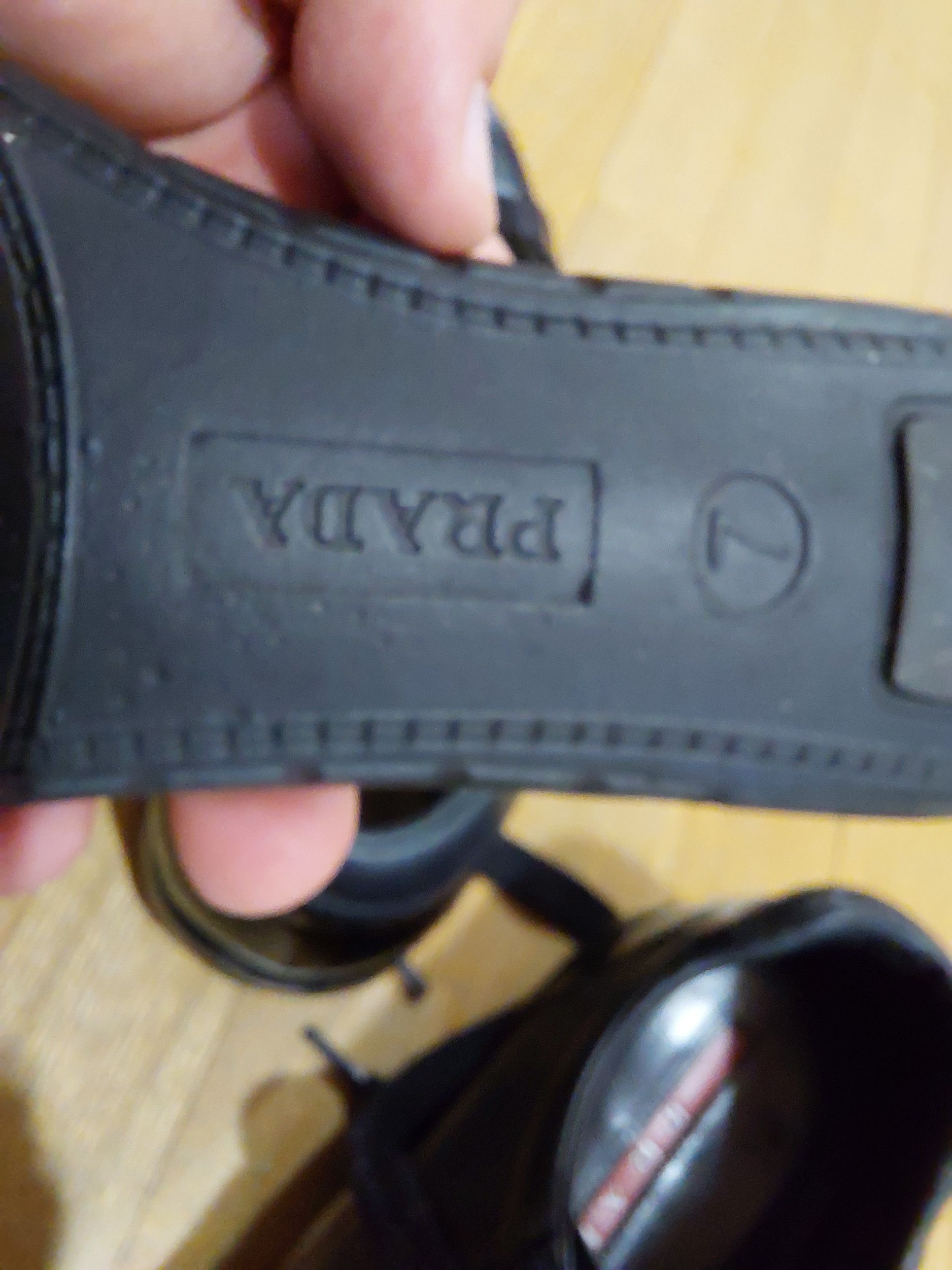 Prada Prada Sneakers Luxury Shoes Black Leather Authentic Size US 7.5 / EU 40-41 - 9 Thumbnail