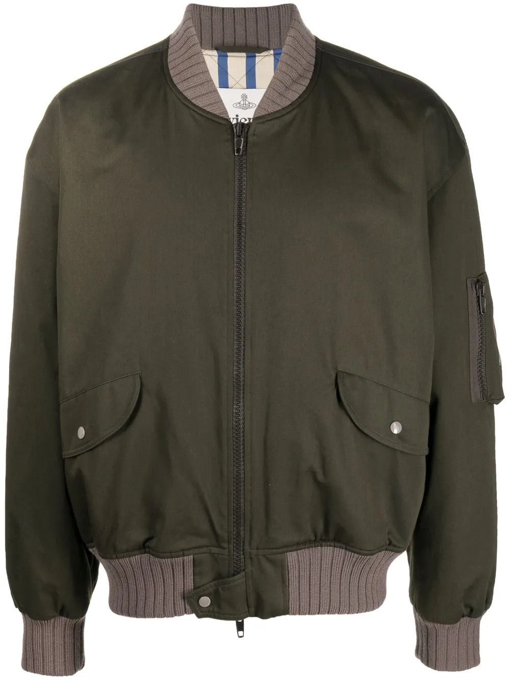 Vivienne Westwood o1y0525 Bomber Jacket in Military Green/Khaki Size US S / EU 44-46 / 1 - 1 Thumbnail