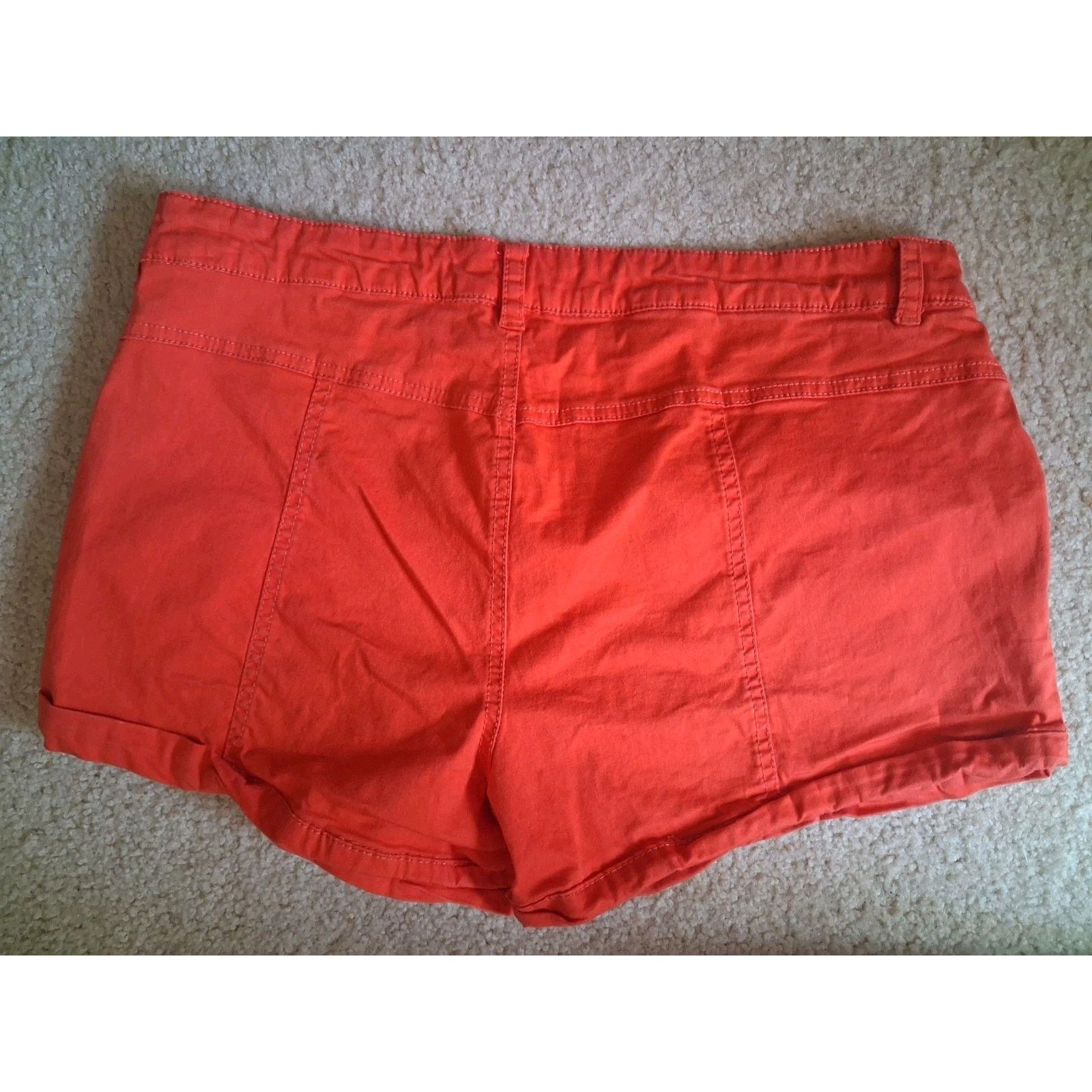 tokidoki TOKY Women's Utility Shorts Orange w Pockets Size S Size 34" / US 12 / IT 48 - 3 Thumbnail
