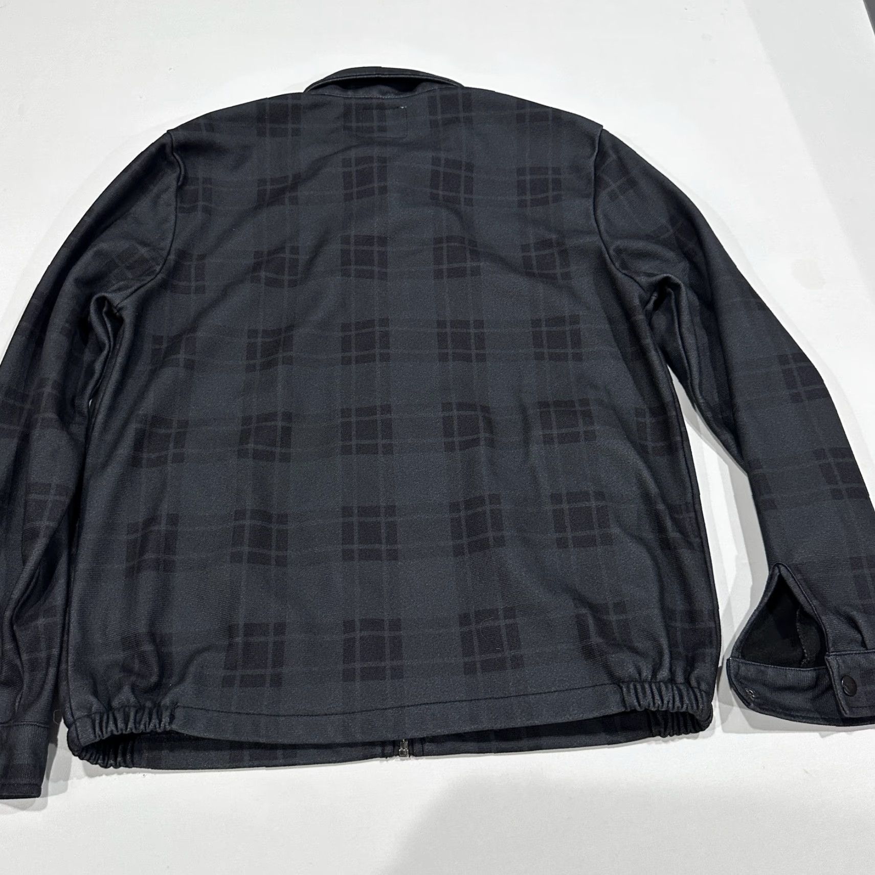 Vintage CRAFT+FLOW Jacket Men M Black Plaid Full Zip Zipped Pockets Collared Bomber Jacket Size US M / EU 48-50 / 2 - 5 Thumbnail
