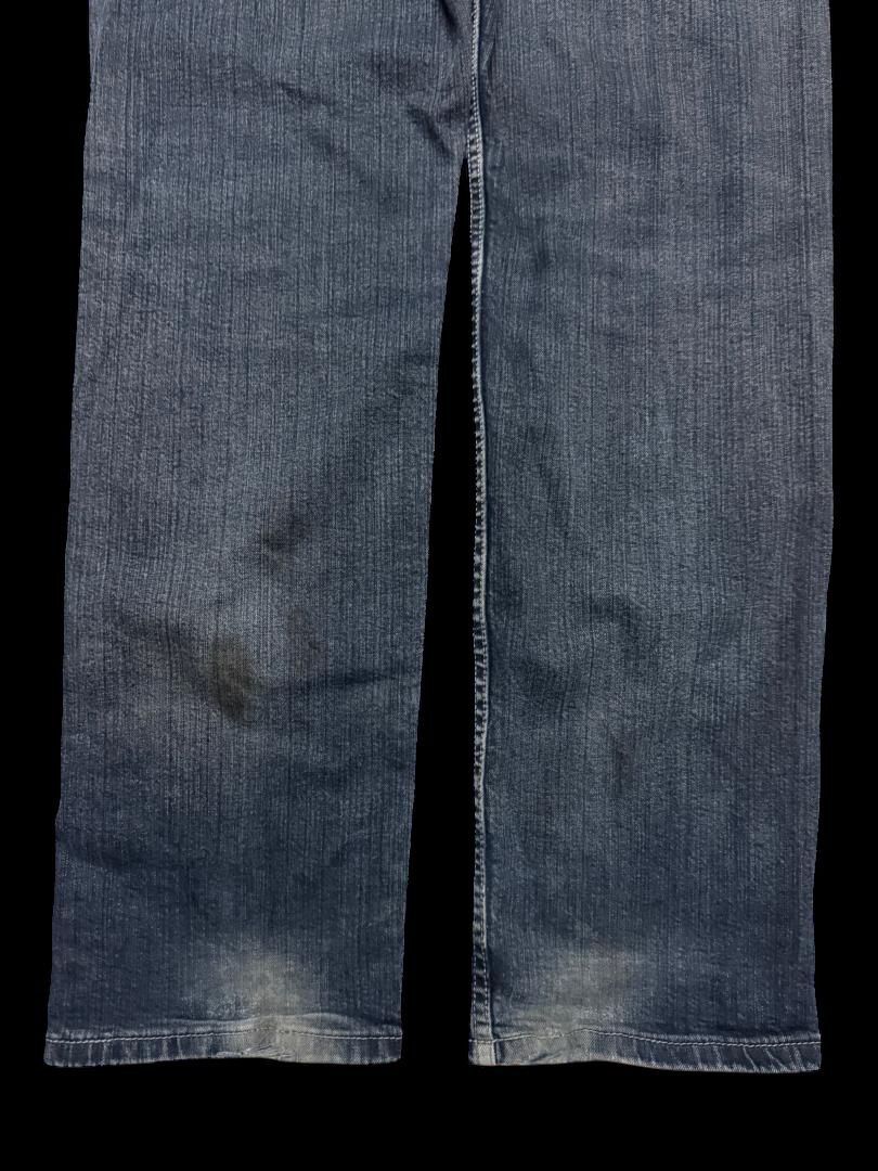 Levi's GRUNGE Vintage Y2K Levi’s Rusty Thrashed Distress Dark Jean Size US 33 - 24 Thumbnail