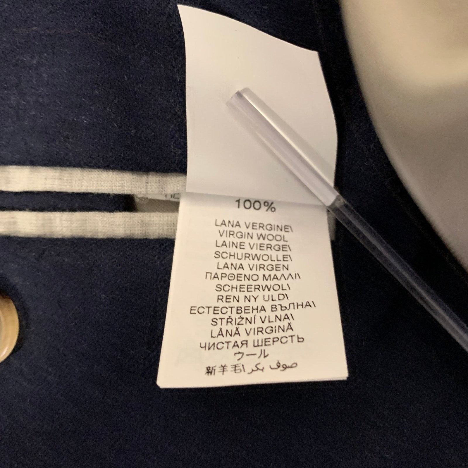 Brunello Cucinelli BRUNELLO CUCINELLI Size 40 Navy Wool Notch Lapel Suit Size 40R - 7 Thumbnail