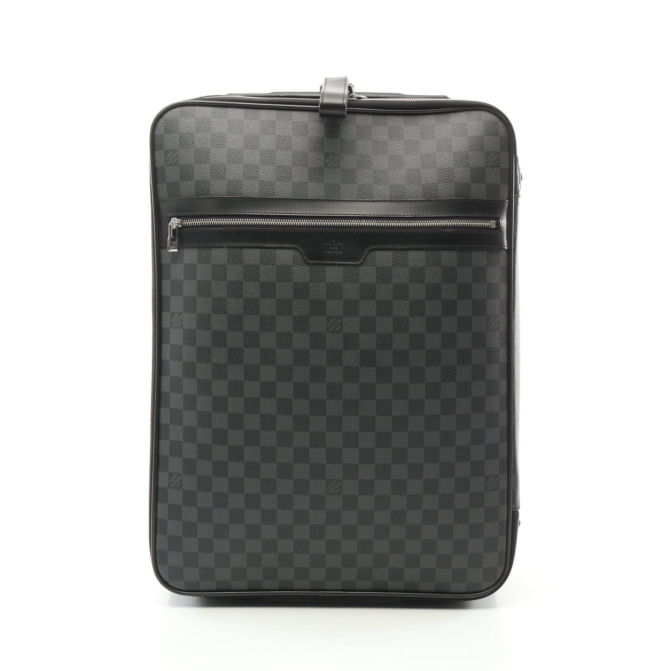 Louis Vuitton Louis Vuitton Pegas 55 Damier Graphite Carry Case Suitcase Leather Black Size ONE SIZE - 1 Thumbnail