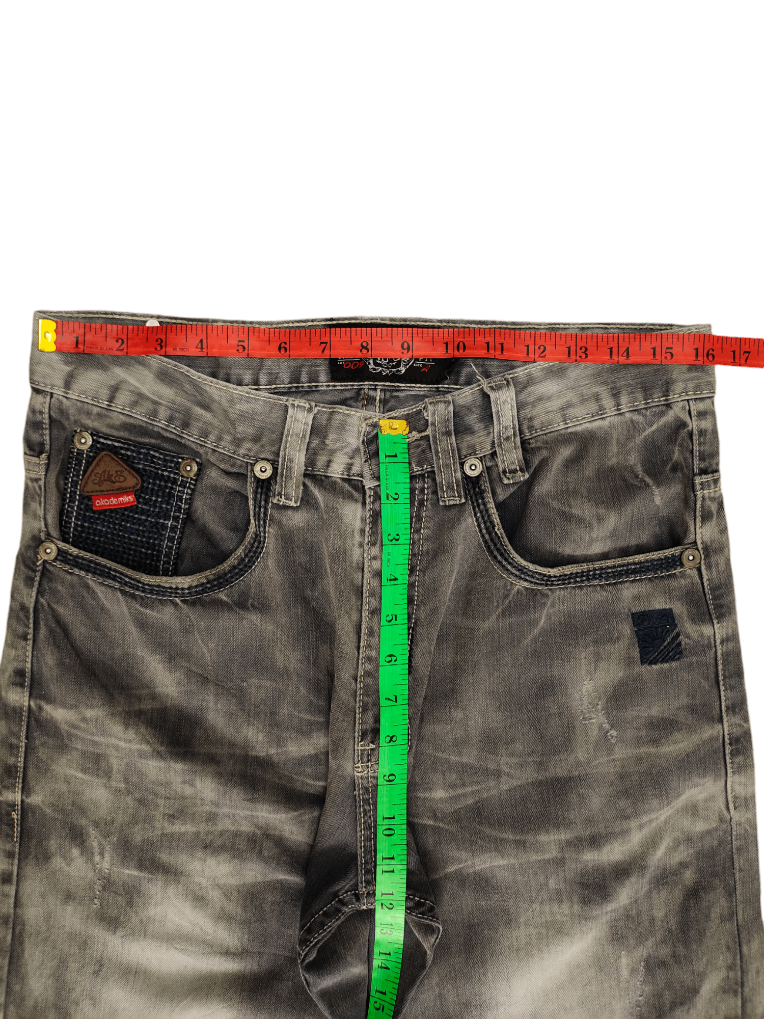 Akademiks Baggy Jeans Akedamiks Acid Wash Denim Loose Leg Y2k Jnco Size US 32 / EU 48 - 7 Thumbnail