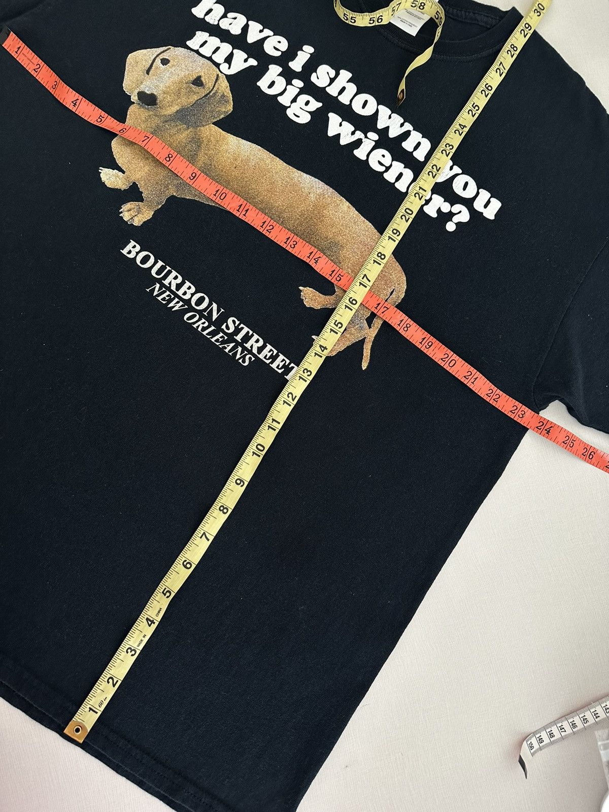 Vintage Vintage 90s Have I shown you my big wiener? Tshirt Size US XL / EU 56 / 4 - 4 Thumbnail