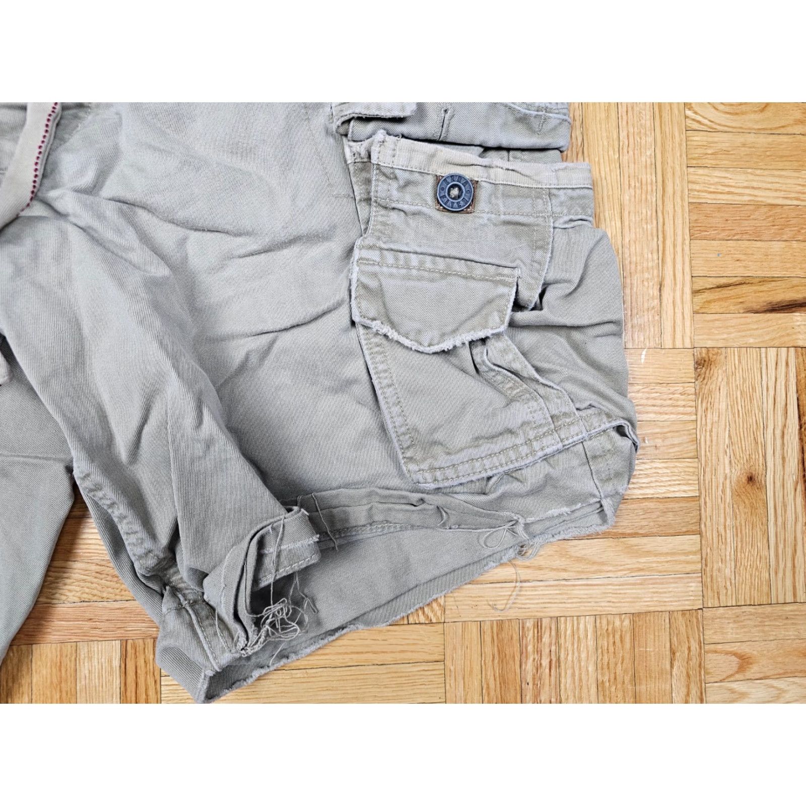 Vintage VINTAGE Ezra Abercrombie Fitch Cargo Shorts MEN'S 30 PARATROOPER MILITARY Distressed Brown Cargo PANTS Mens Size US 30 / EU 46 - 3 Thumbnail