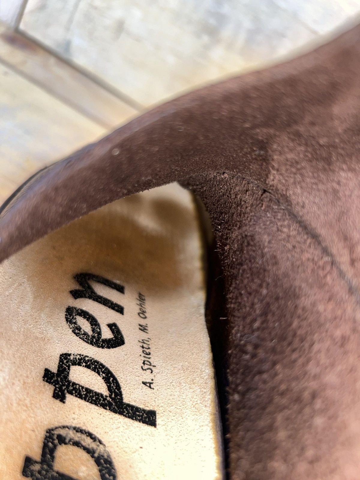 Trippen Trippen Leather Women's Brown Flat Shoes Size EU 38 / US 7 Size US 8 / IT 38 - 14 Thumbnail