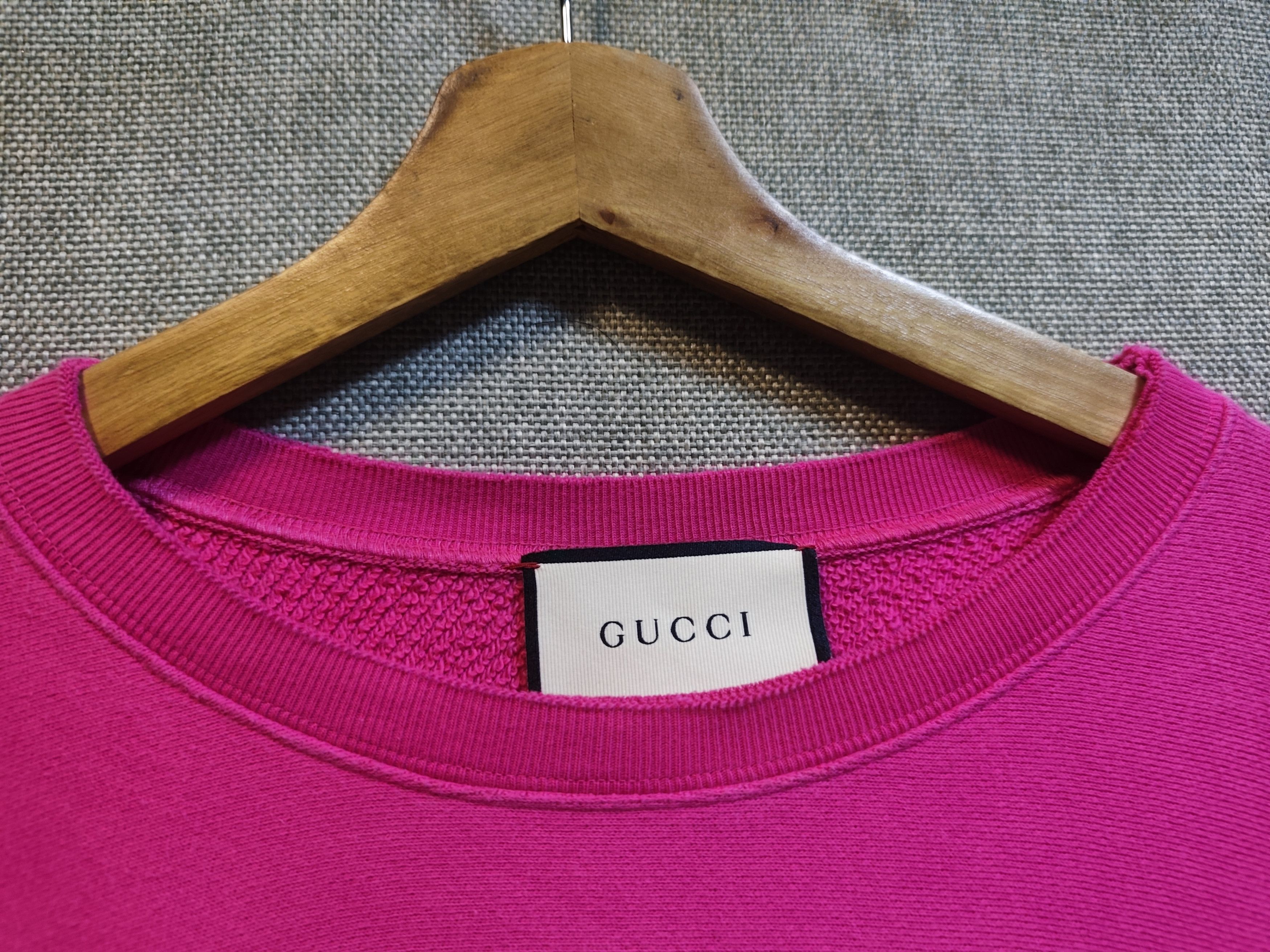 Gucci Gucci Pink Sweatshirt Size US S / EU 44-46 / 1 - 3 Thumbnail
