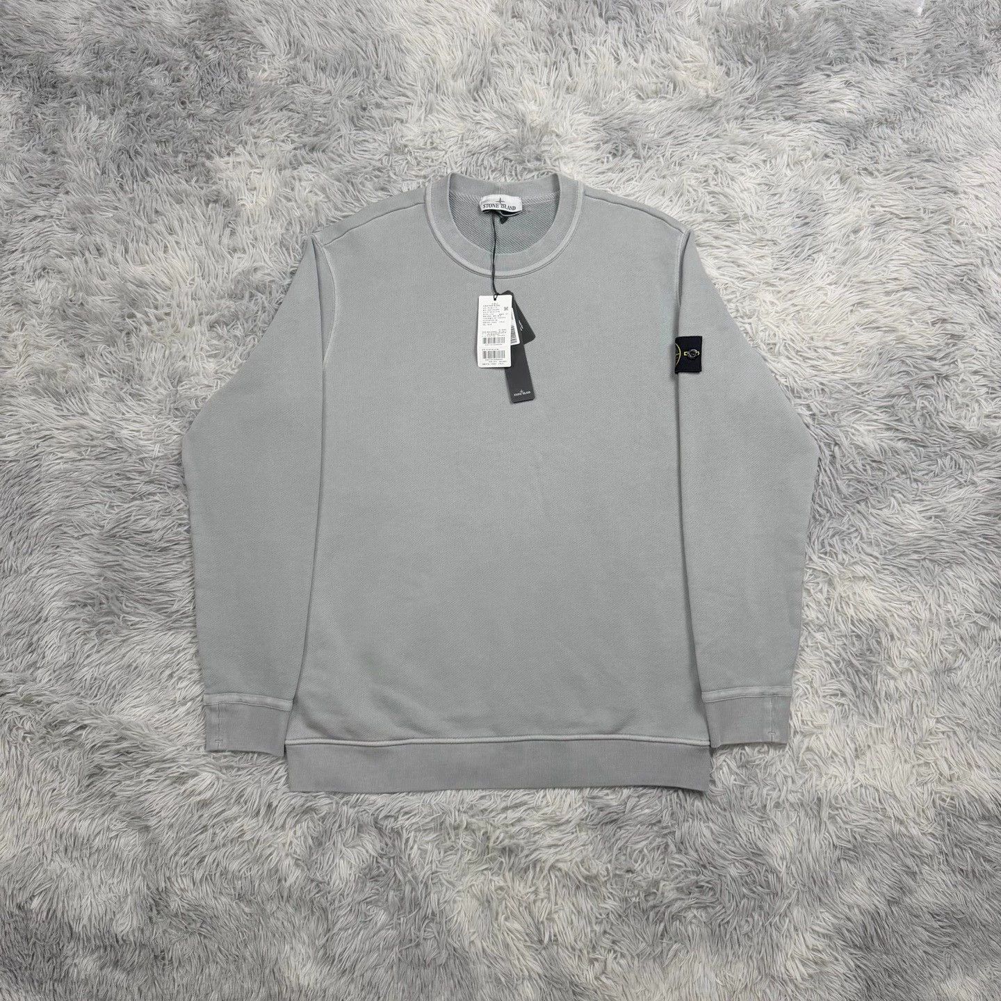 Stone Island gray stone island sweatshirt with tags Size US XL / EU 56 / 4 - 1 Thumbnail