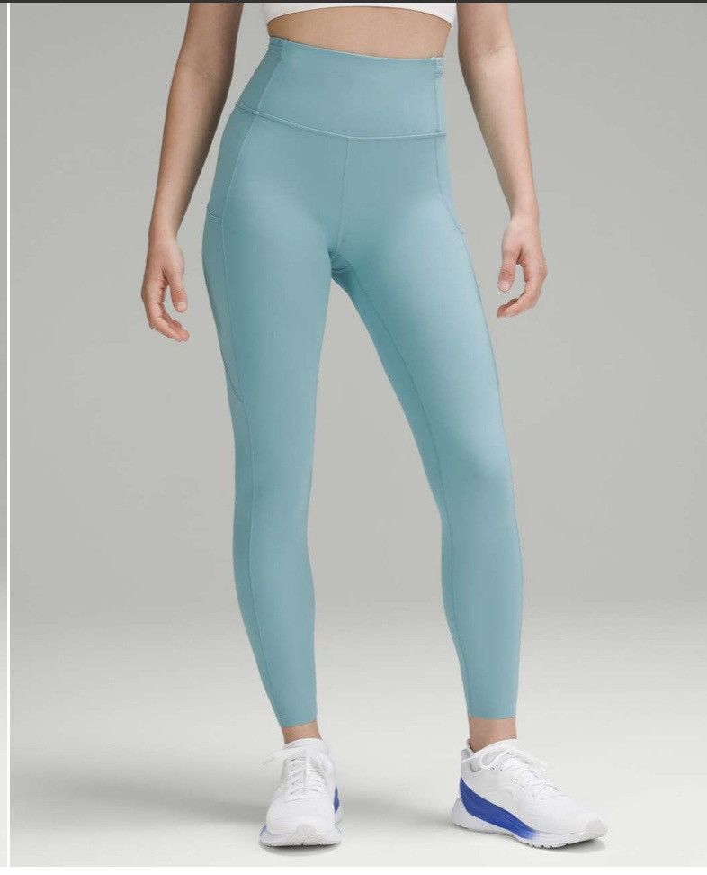 Lululemon Lululemon Fast and Free High-Rise Tight 25" Tida Teal size 4 Size 27" / US 4 / IT 40 - 5 Thumbnail