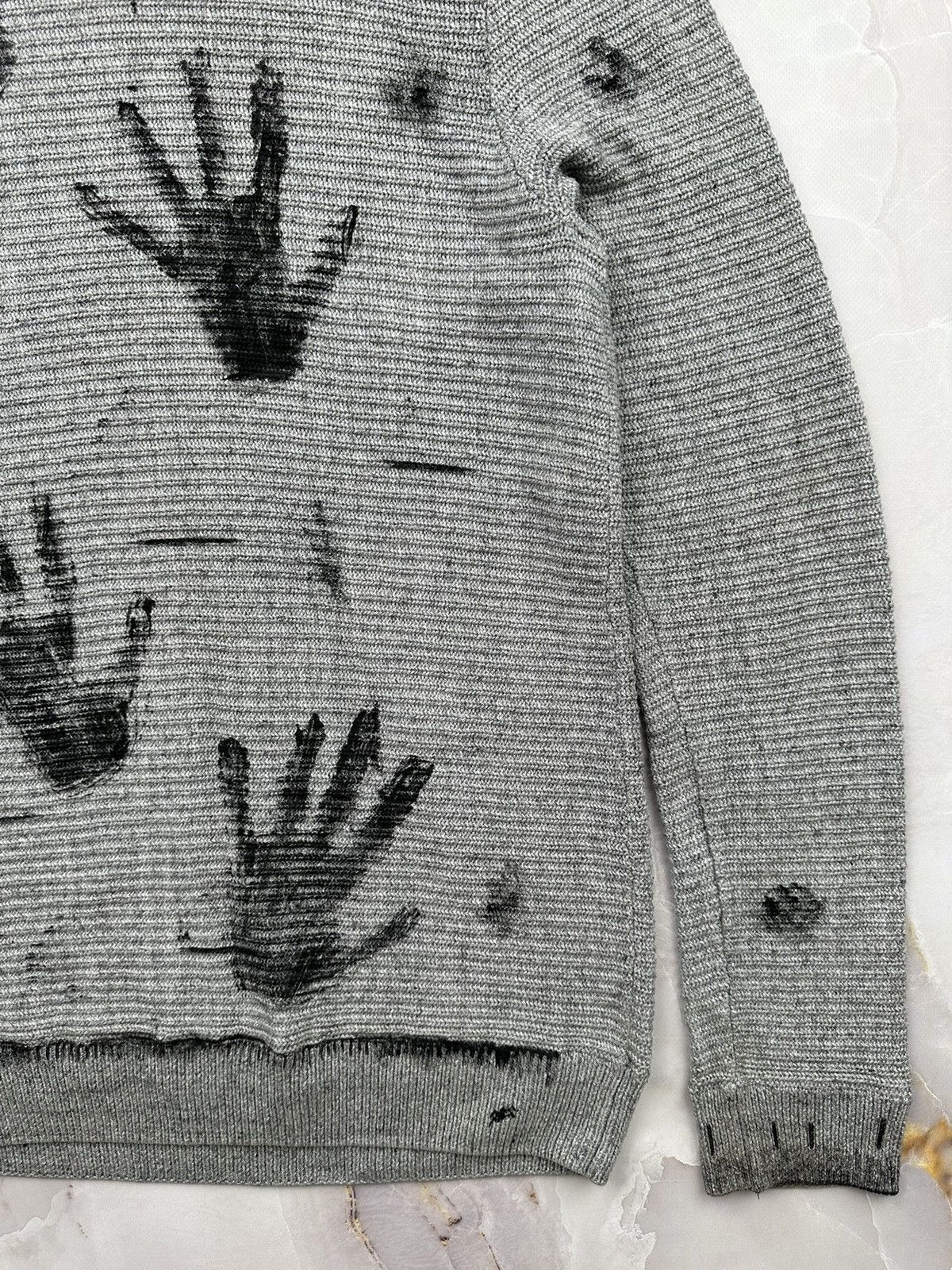 Vintage Knit Painted Sweater