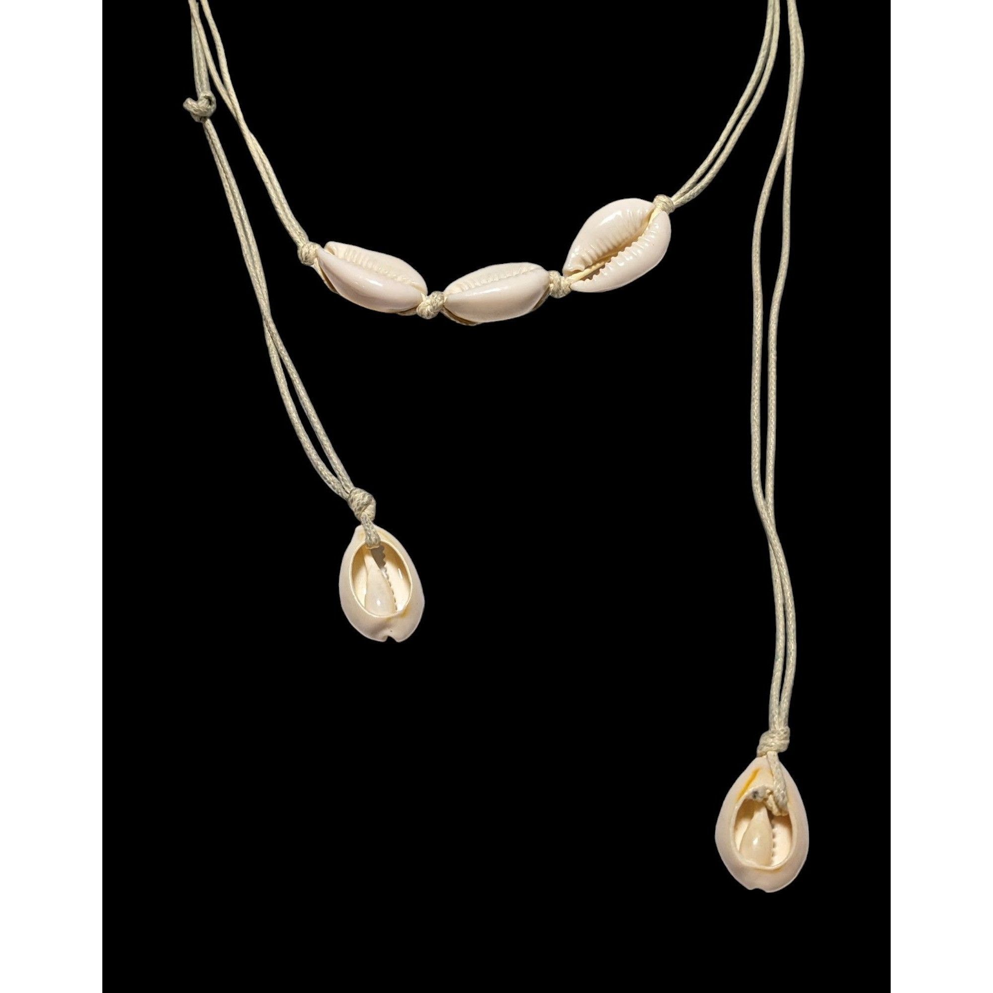 Other Handmade Cowrie Shell Wrap Necklace Size ONE SIZE - 5 Thumbnail