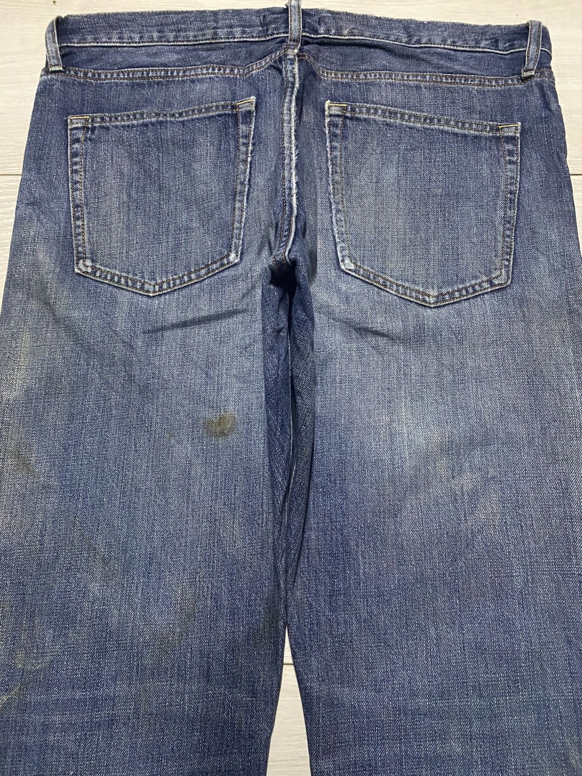 Japanese Brand Vintage Uniqlo Grunge Selvedge Distressed Jeans Size US 36 / EU 52 - 4 Thumbnail