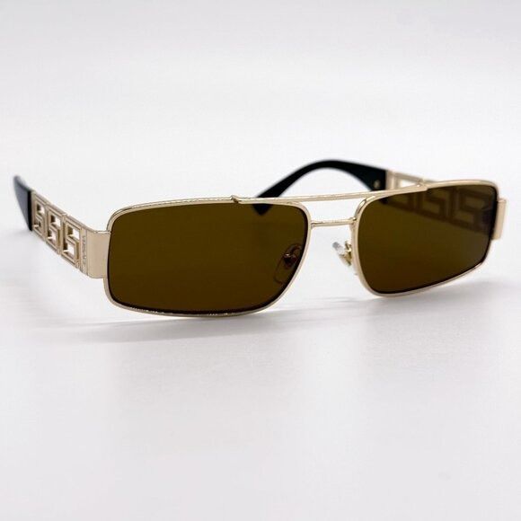 Versace NEW VERSACE SUNGLASSES VE2257 1002/73 GOLD UNISEX EYEWEAR VE Size ONE SIZE - 5 Thumbnail
