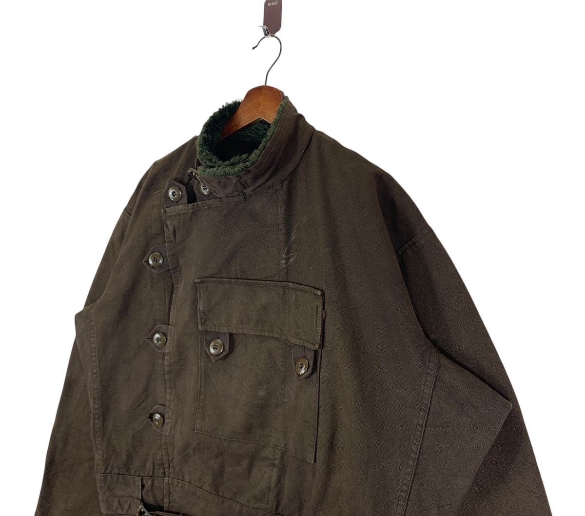 Vintage ⚡️⚡️VINTAGE SWEDISH ARMY MOTORCYCLE BIKERS JACKET C50 Size US L / EU 52-54 / 3 - 5 Thumbnail