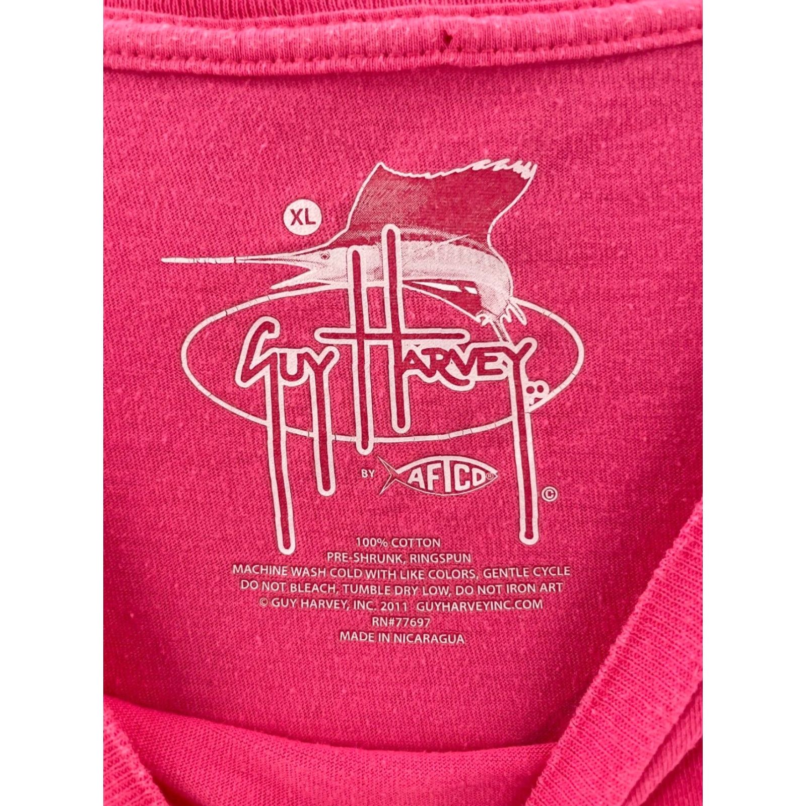 Guy Harvey Guy Harvey T-shirt Pink Breast Cancer Awareness Fishing Womens XL Size XL / US 12-14 / IT 48-50 - 3 Thumbnail