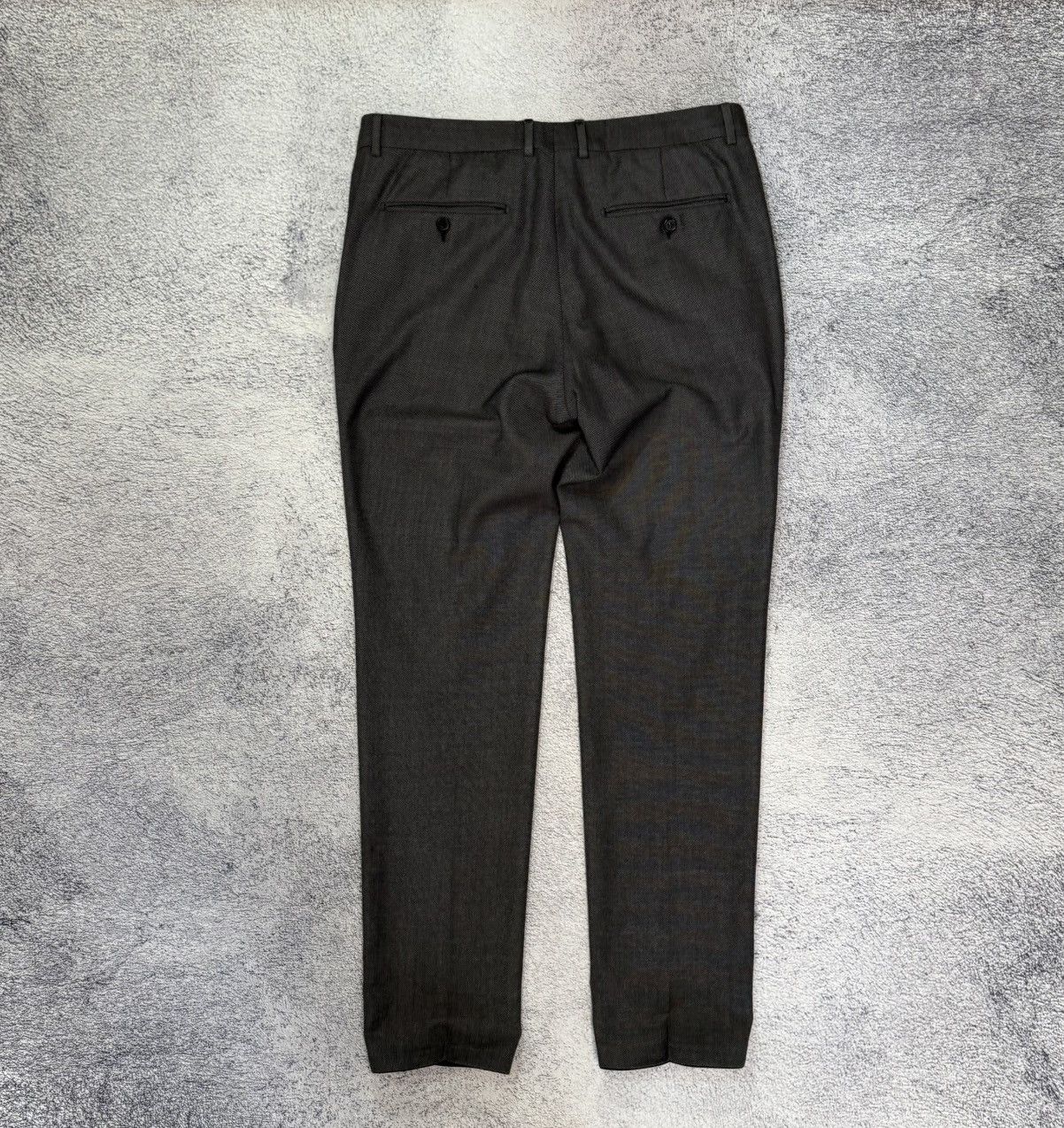 Z Zegna Z Zegna Wool Suit 2 Piece EU52R US42R Drop7 Gray Men Wool Size 42R - 10 Thumbnail