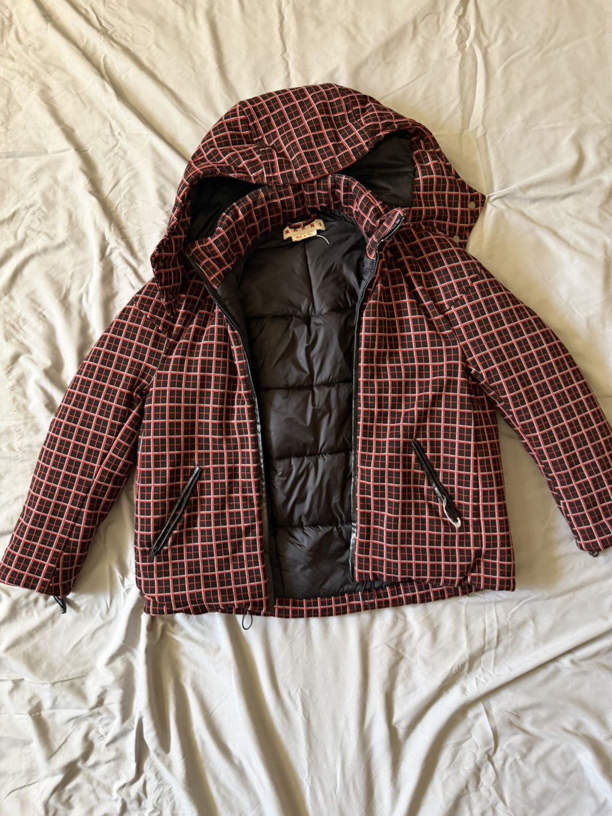 Marni Oversized Checkered Puffer Jacket 2020 Marni size: S-M Size US M / EU 48-50 / 2 - 1 Thumbnail