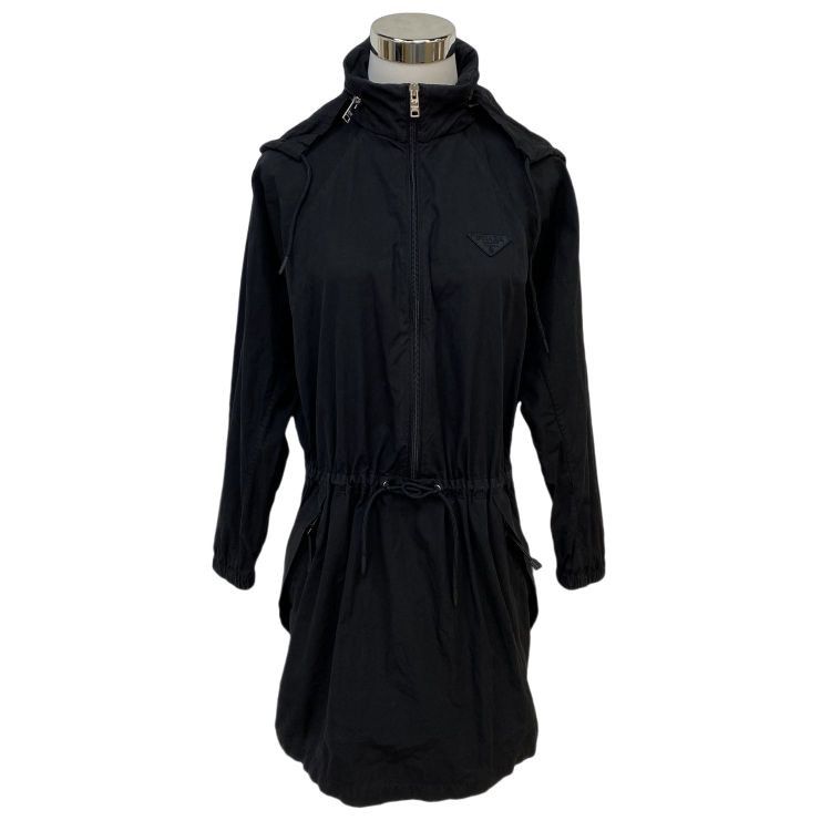 Prada Prada Hooded Logo Jacket Size 40 Size S / US 4 / IT 40 - 1 Thumbnail