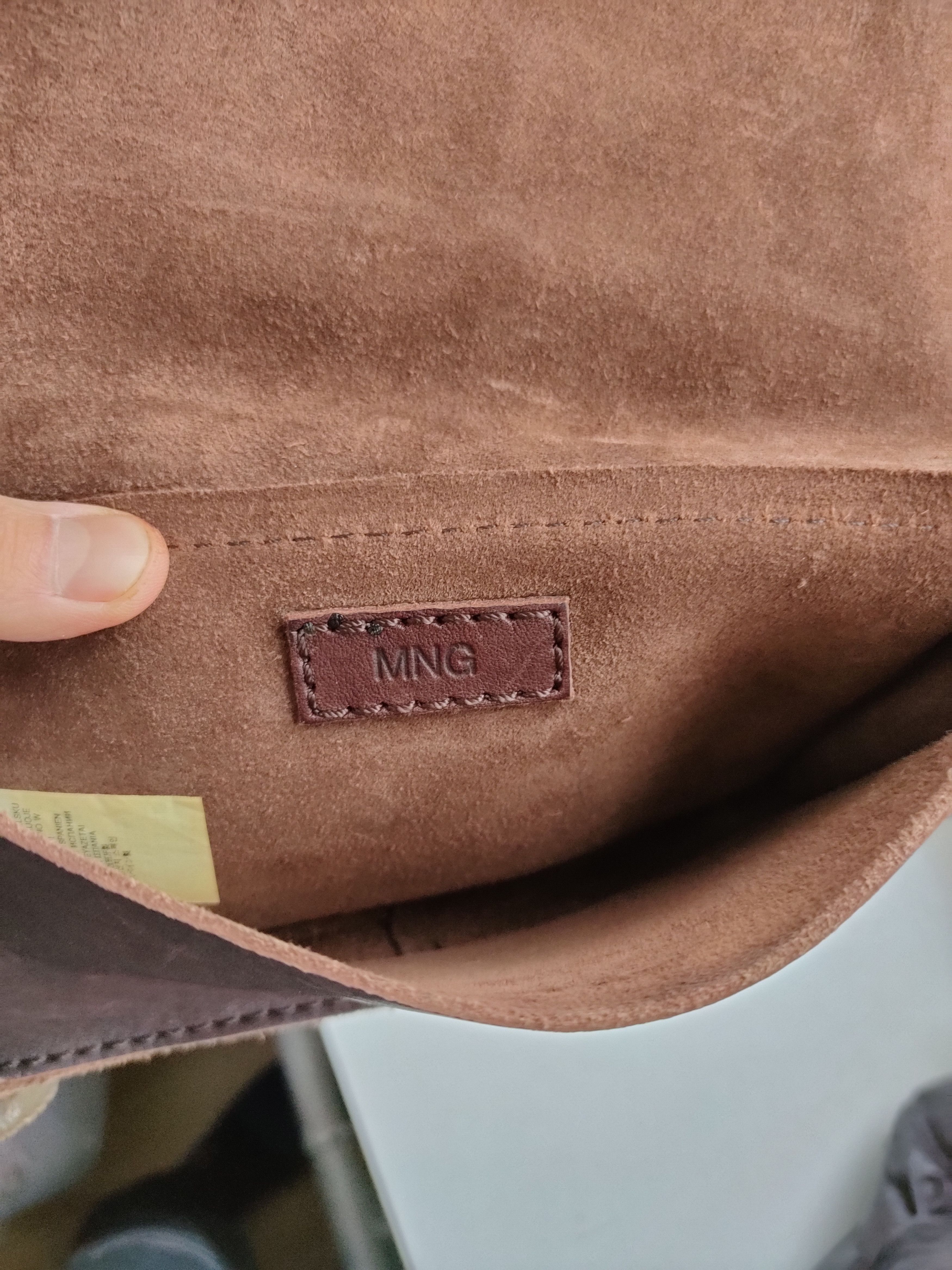 Mango Vintage leather Mango bag MNG handle bag women's bag Size ONE SIZE - 10 Thumbnail