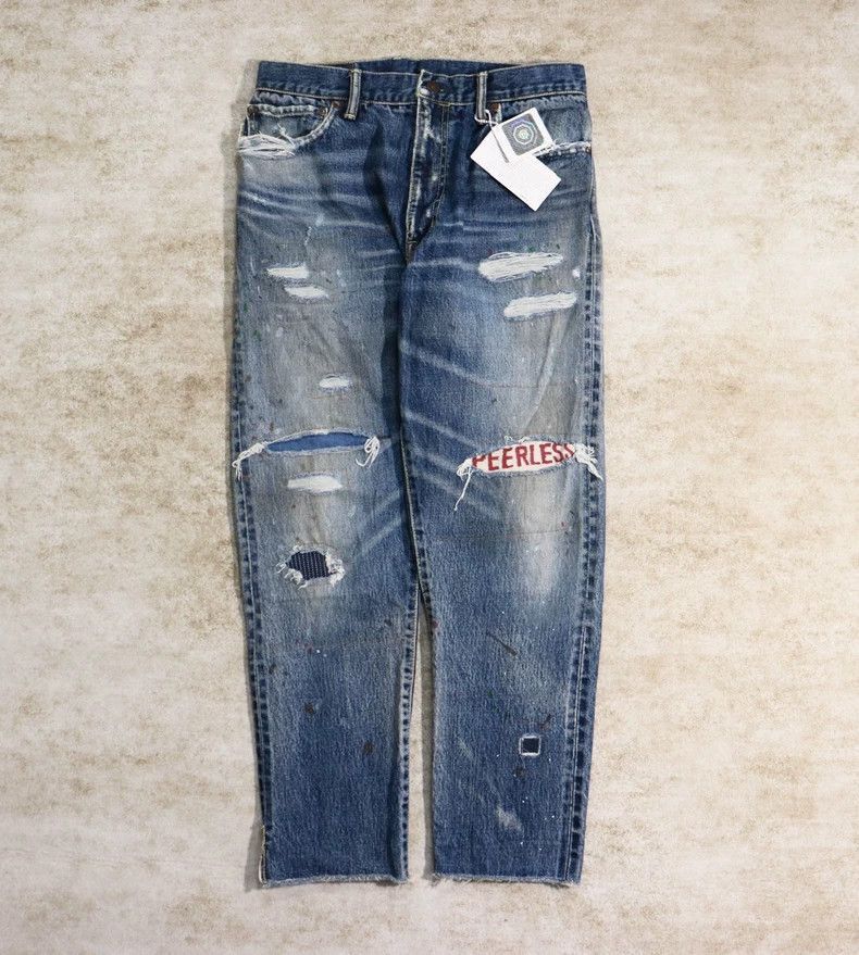 visvim 【値下げ】VISVIM JOURNEYMAN PANTS TACKED DMGD デニム