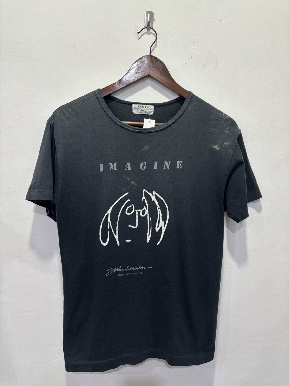 Band Tees Vintage 90’s John Lennon Imagine Tshirt Size US M / EU 48-50 / 2 - 1 Thumbnail