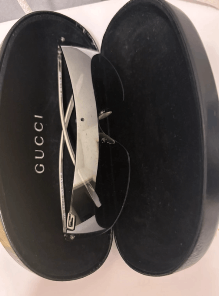 Gucci Sunglasses GG1719 Silver Vintage Tom Ford Rare Iconic