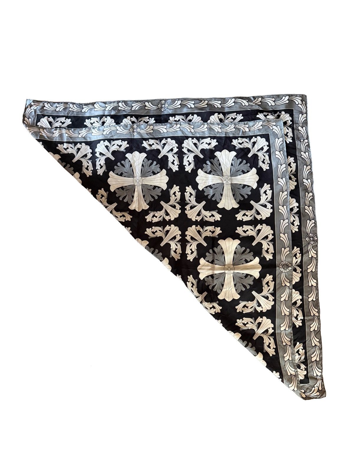 Chrome Hearts Chrome Hearts LARGE SILK SCARF Size ONE SIZE - 4 Thumbnail