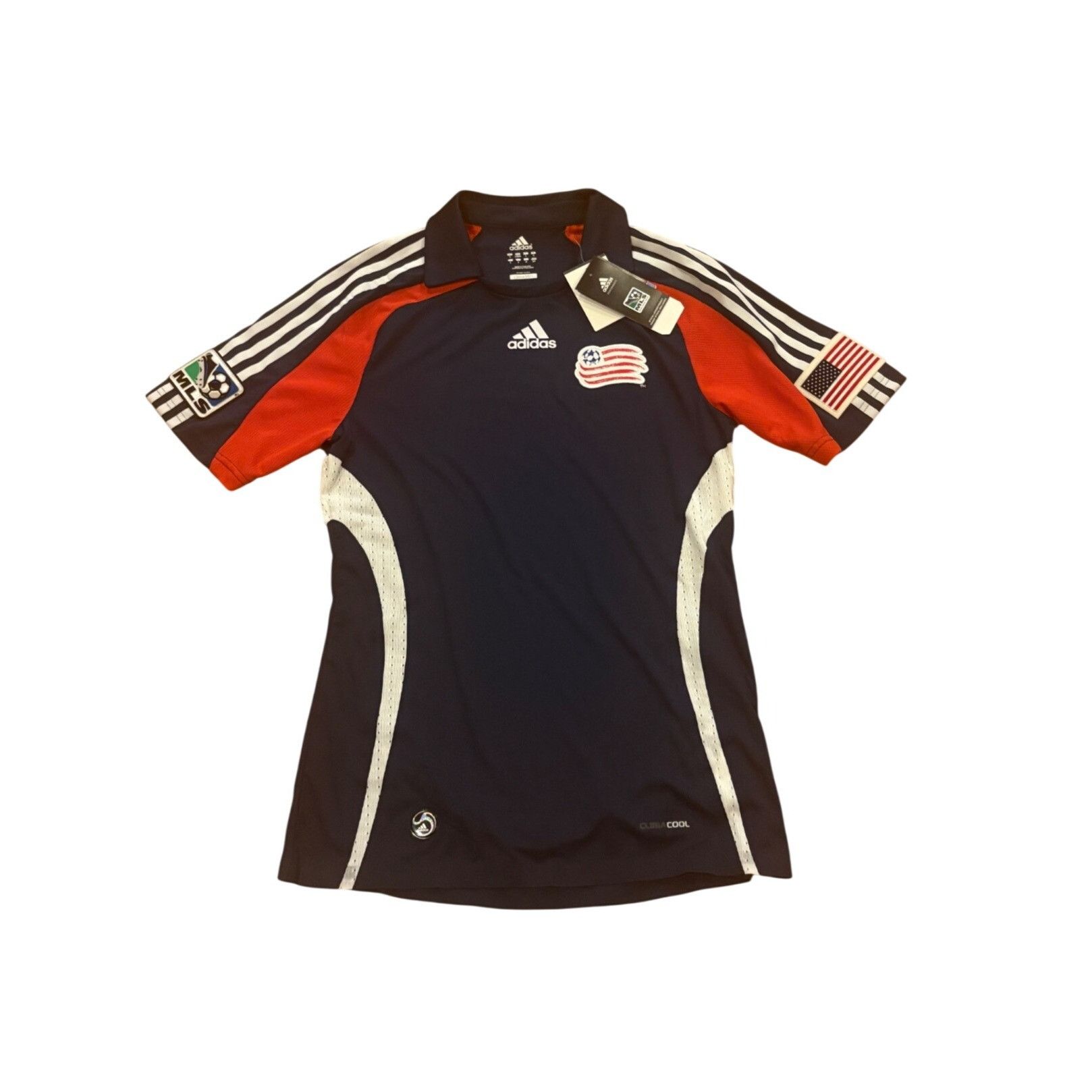 Adidas Adidas 2009 New England Revolutions Home Kit MLS Soccer Jers Size US S / EU 44-46 / 1 - 1 Thumbnail
