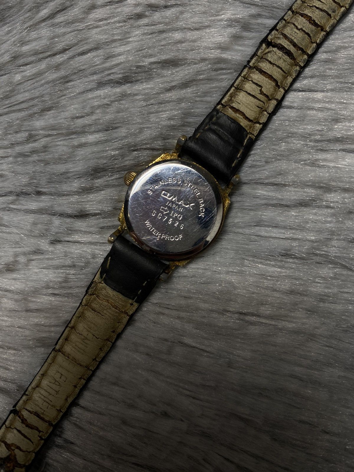 Japanese Brand × Jewelry Vintage Omax Black Dial Gold Frame Watch, Japanese Brand Size ONE SIZE - 8 Thumbnail