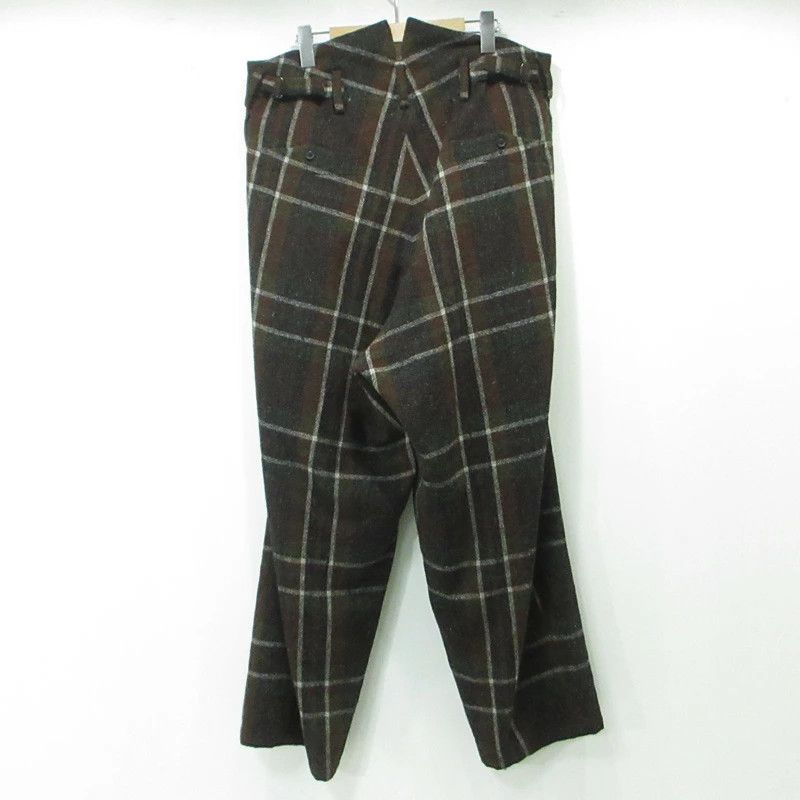 Yohji Yamamoto Yohji Yamamoto POUR HOMME Check Pattern/Wool Pants Size US 36 / EU 52 - 2 Thumbnail