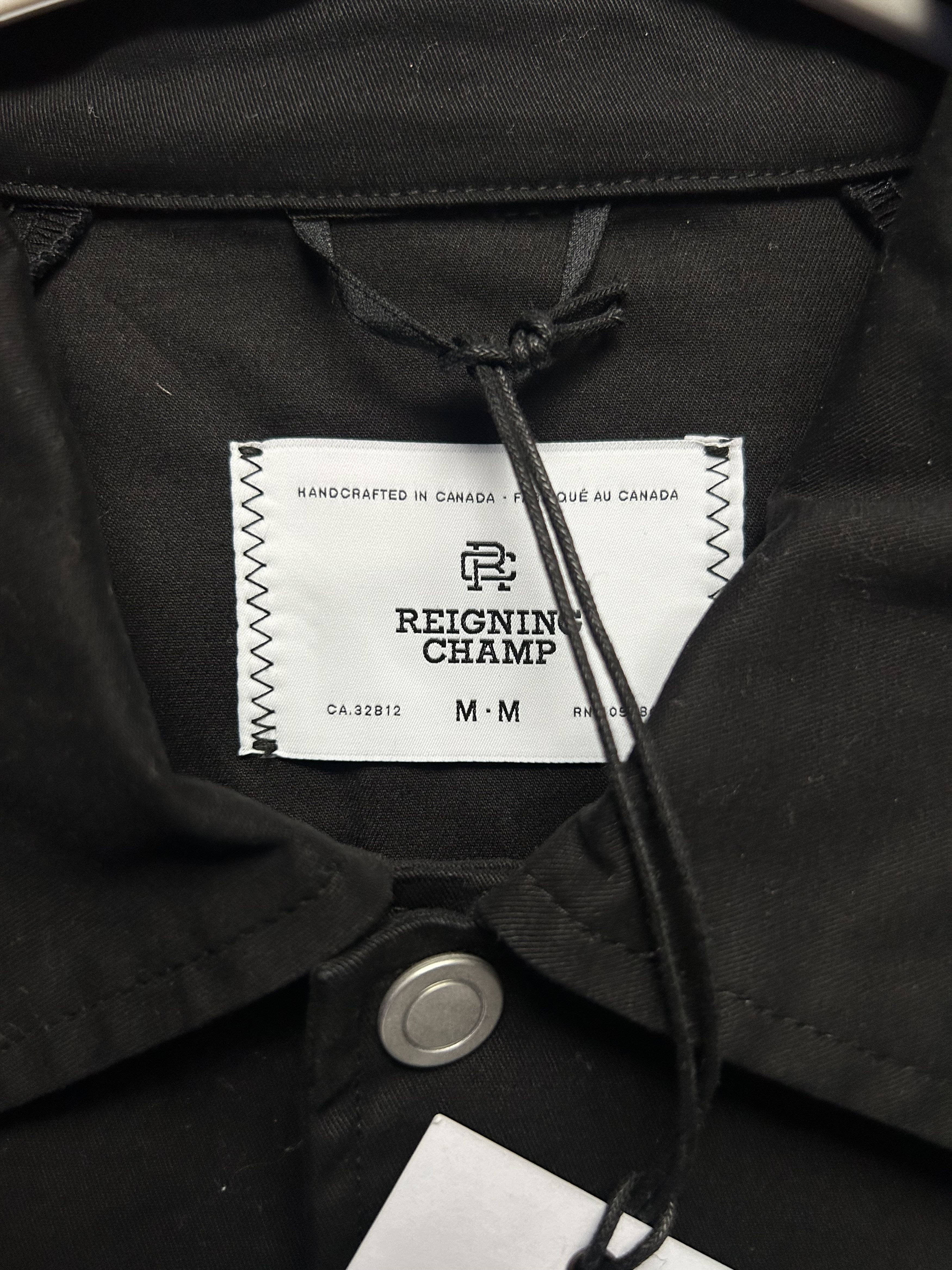 Reigning Champ Reigning Champ Ripstop Coach Jacket Black -Size M NWT Size US M / EU 48-50 / 2 - 9 Thumbnail