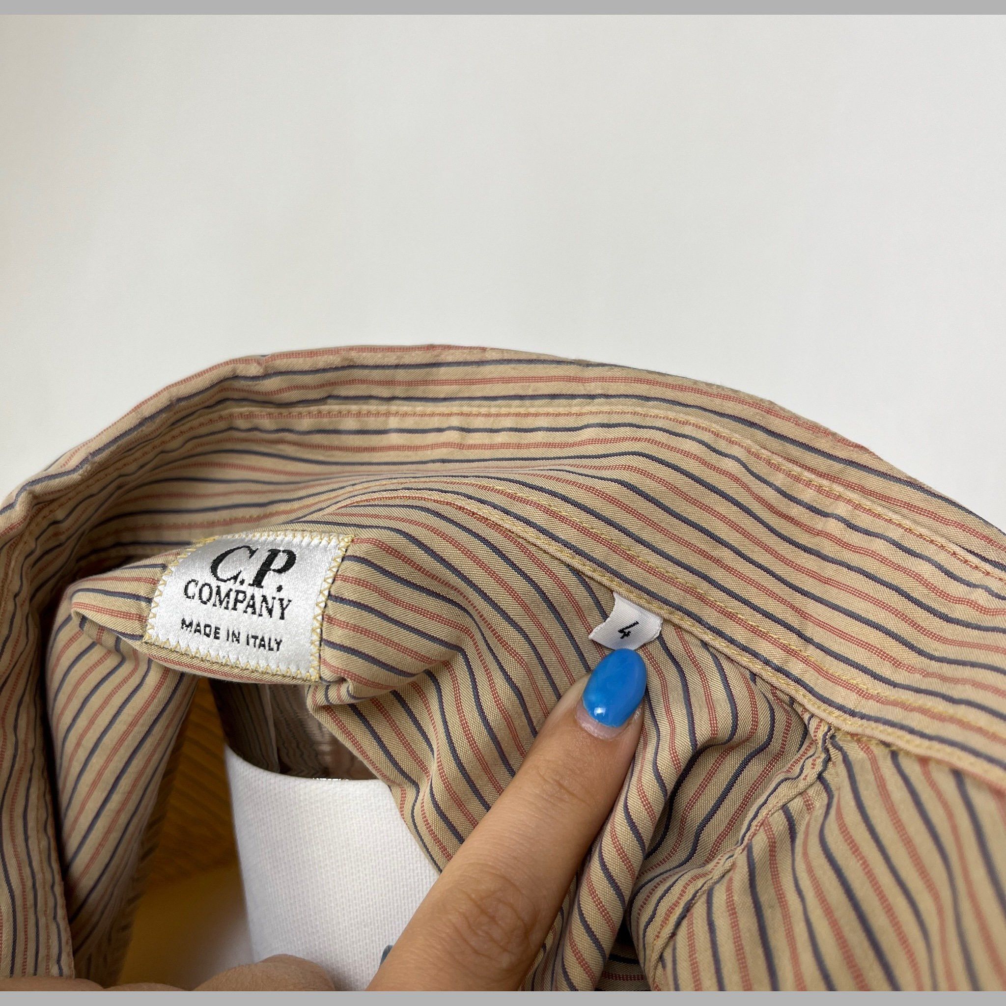 C.P. Company Camicia CP Company A righe Y2K – Taglia 4 Size US XL / EU 56 / 4 - 8 Thumbnail