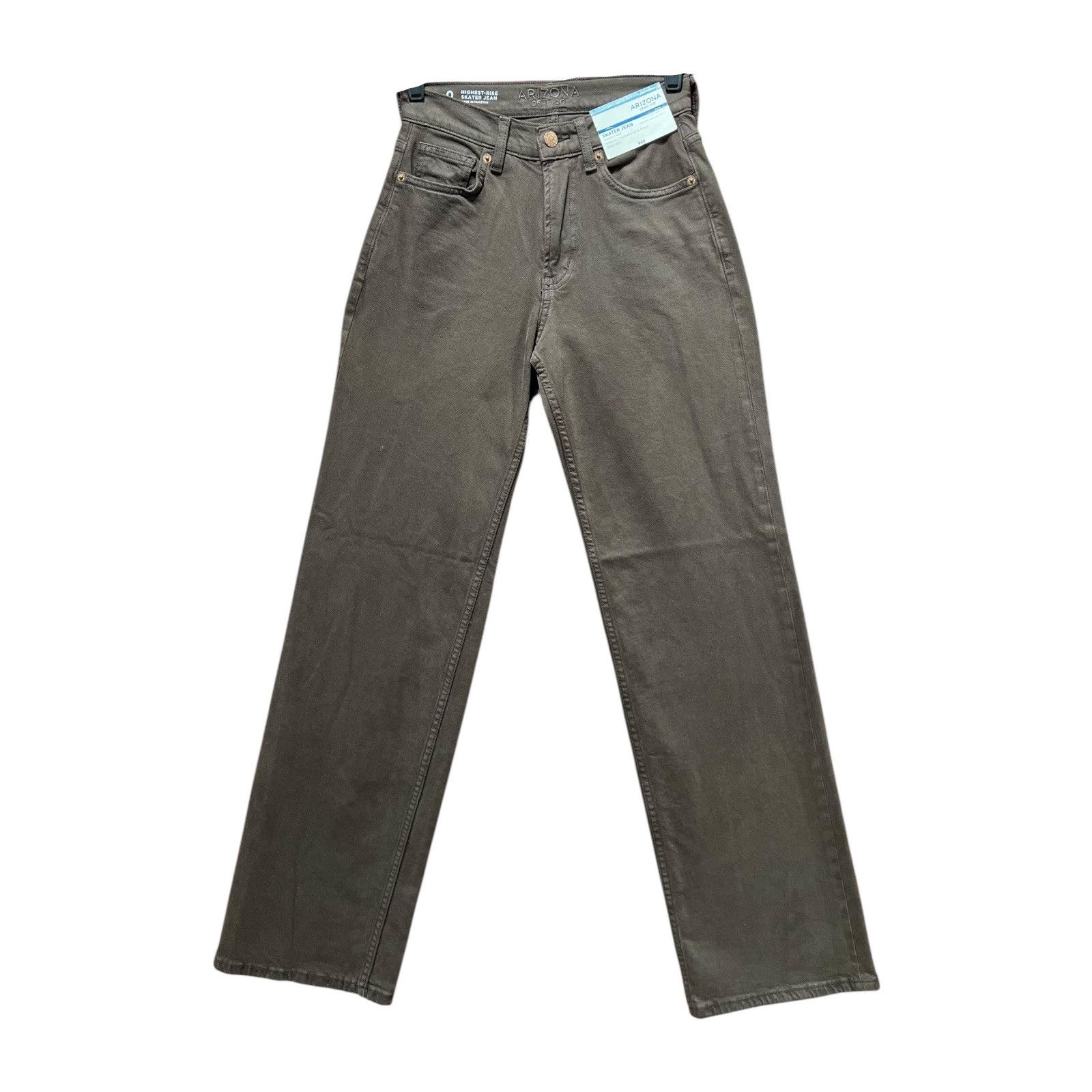 Arizona Jean Co. Arizona - Women's High-Rise Slouchy Skater Jeans Loose T Size 25" / US 0 / IT 36 - 1 Thumbnail