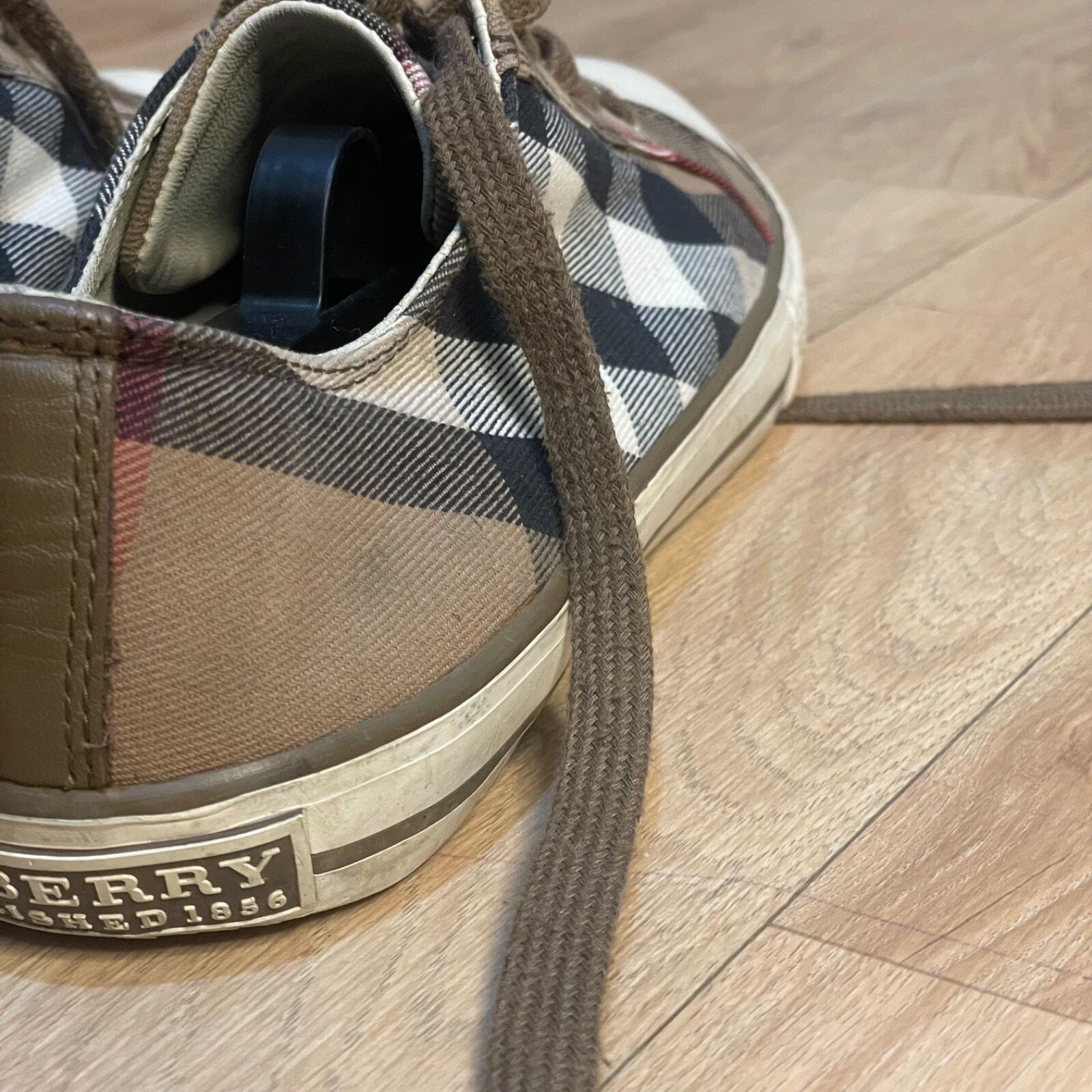 Burberry BURBERRY SHOES SNEAKERS MEN'S Nova check lace up Canvas Size US 11 / EU 44 - 9 Thumbnail