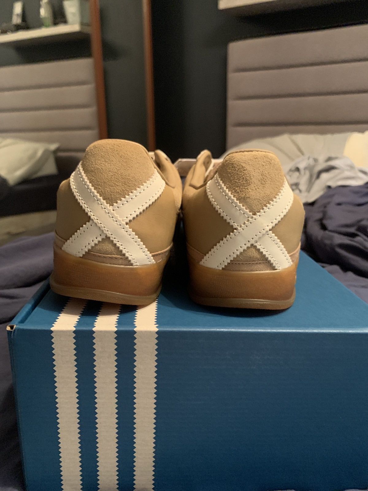 Adidas Bad Bunny X Messi Gazelle Size US 12 / EU 45 - 4 Thumbnail