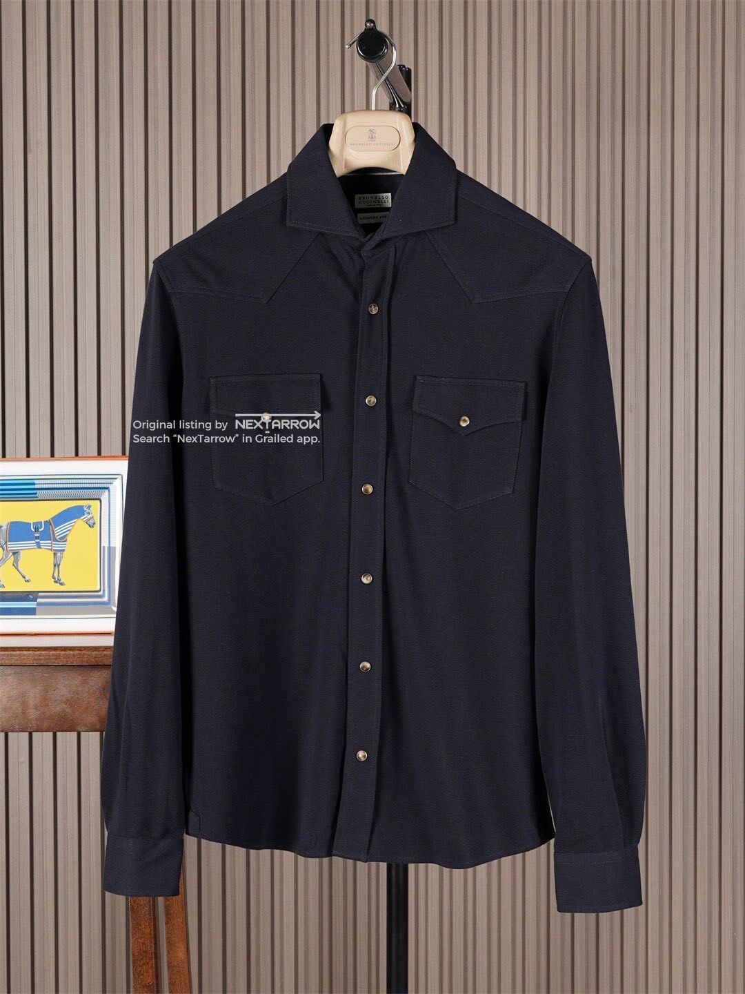 Brunello Cucinelli Black Shirt Size 40|I, Men's (Size Xxs)