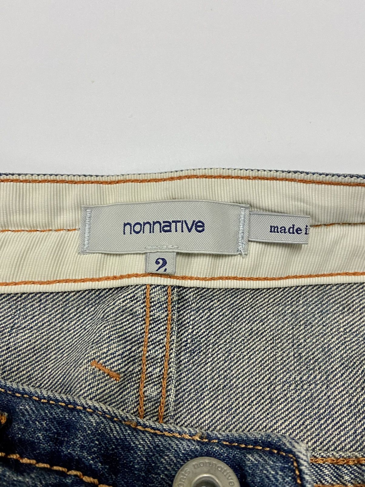 Japanese Brand × Nonnative NONNATIVE SELVEDGE DISTRESSED JEANS Size US 33 - 20 Thumbnail