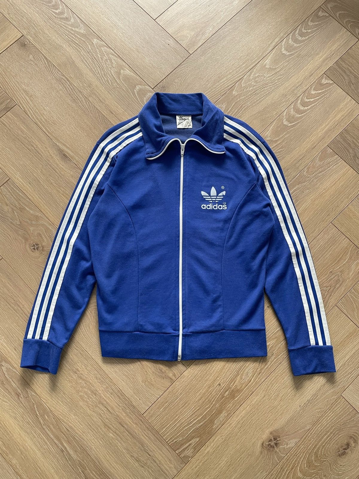 Adidas Vintage 70s Zip Sweatshirt Hoodie Track Jacket Swag