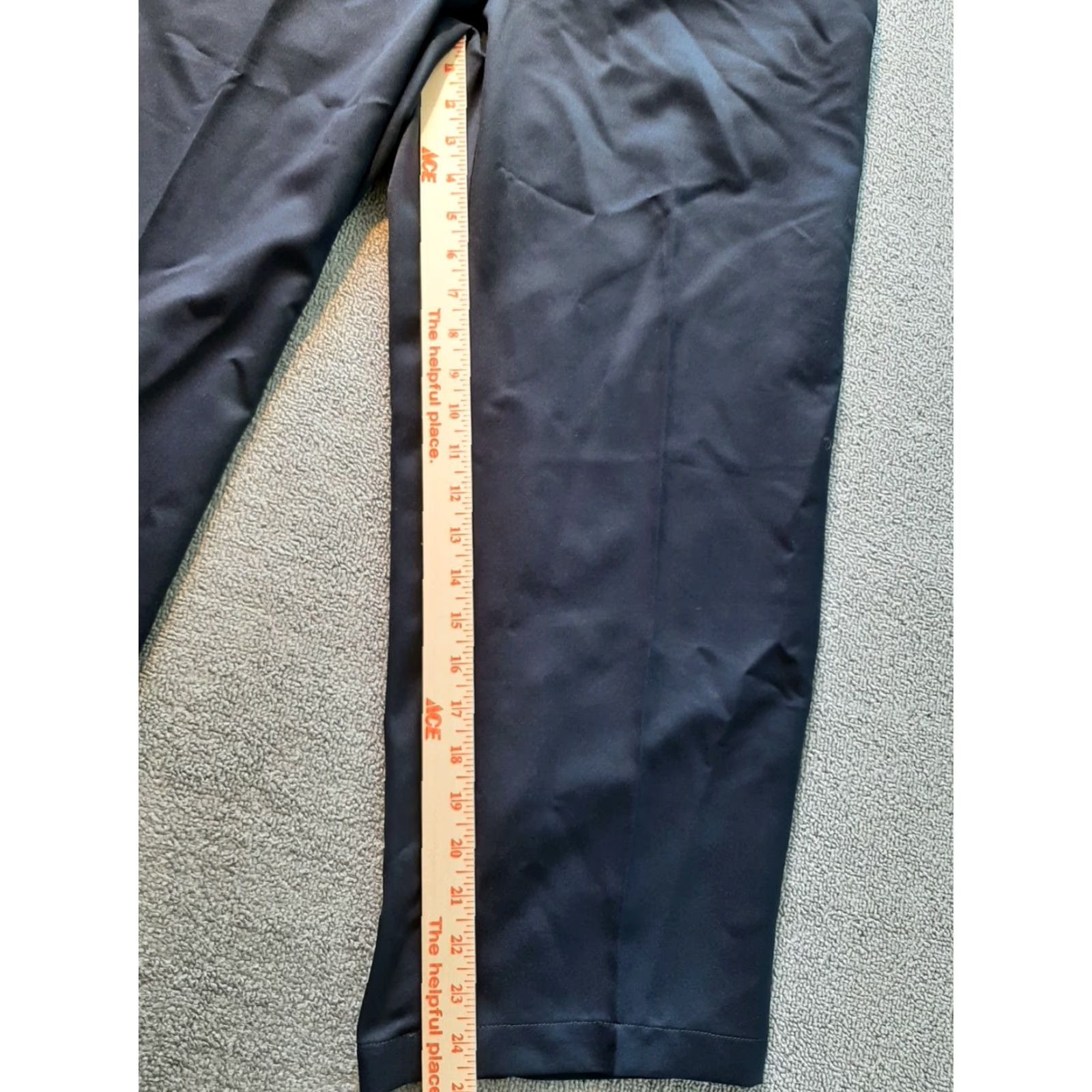 Haggar Haggar Mens Pants Dark Blue 36 x 29 Size US 36 / EU 52 - 2 Thumbnail