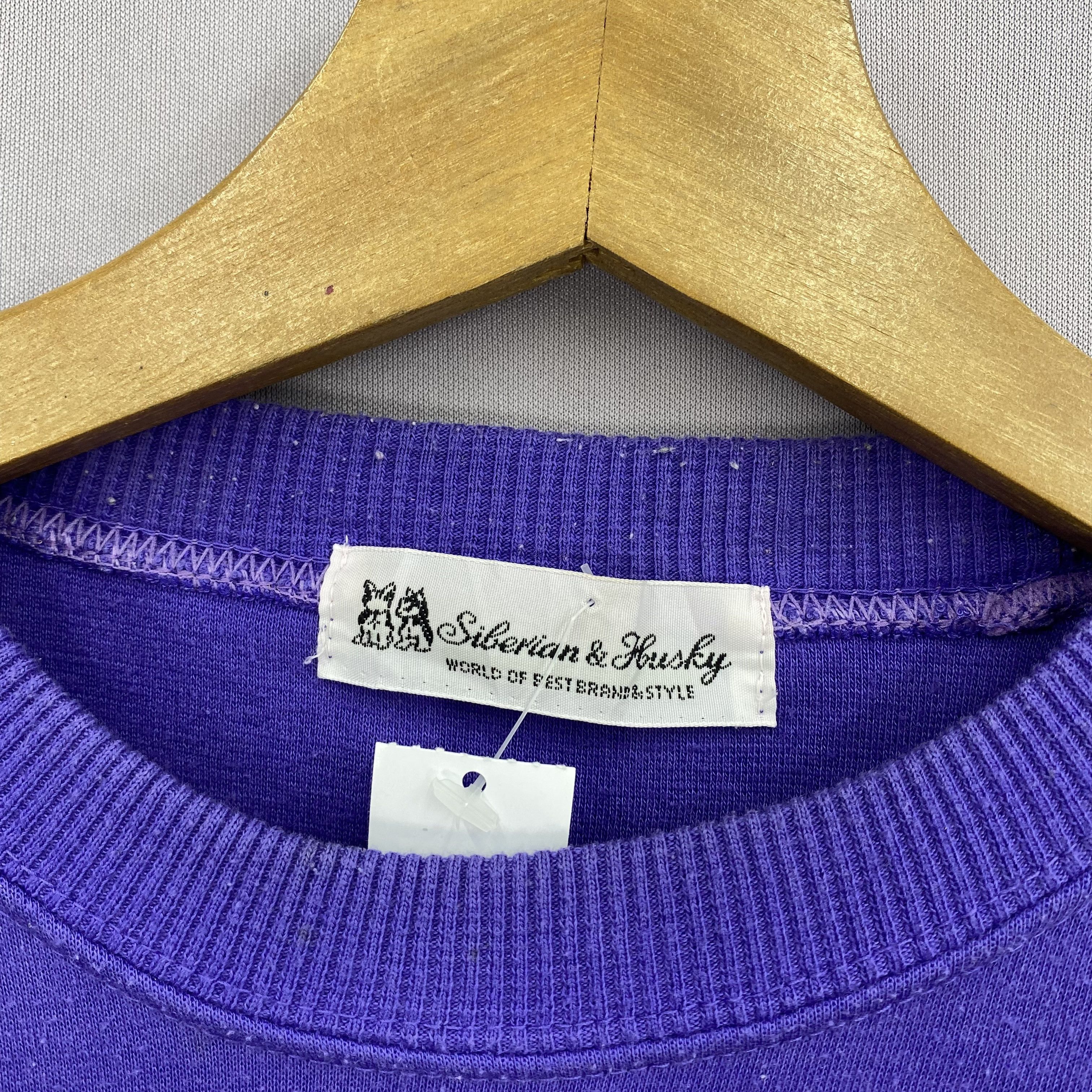 Japanese Brand Vintage 90s Siberian Husky Sweater Sweatshirt Jumper Size US S / EU 44-46 / 1 - 5 Thumbnail